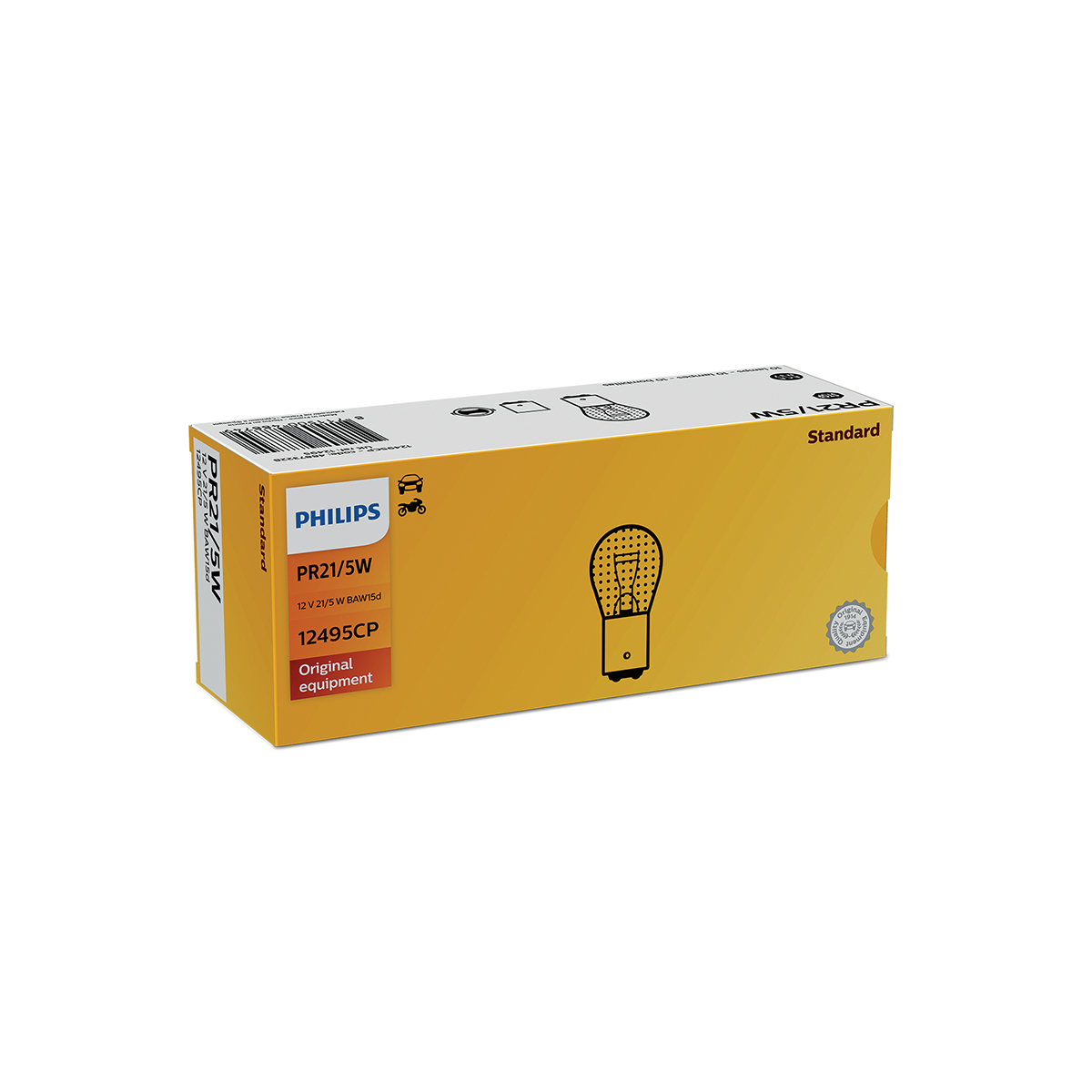 LAMPARA SEÑALIZACION 12V PR21/5W 12495 12V CP