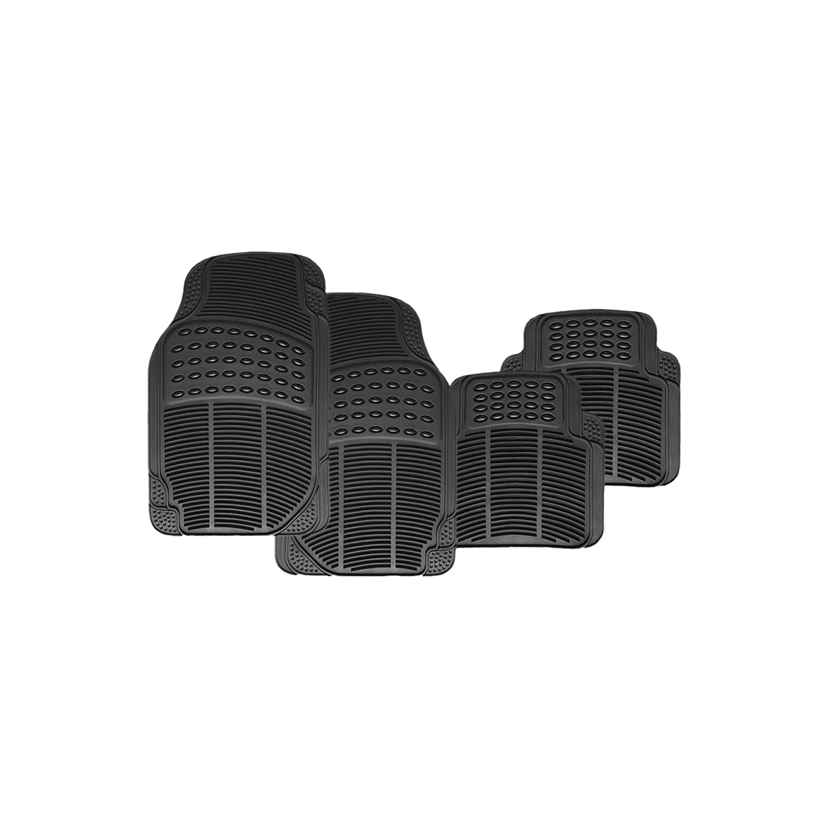 ALFOMBRA ALFOMBRA PVC 4 PIEZAS NEGRO 7245 / 44.545 CANTIDAD POR CAJA MASTER 6