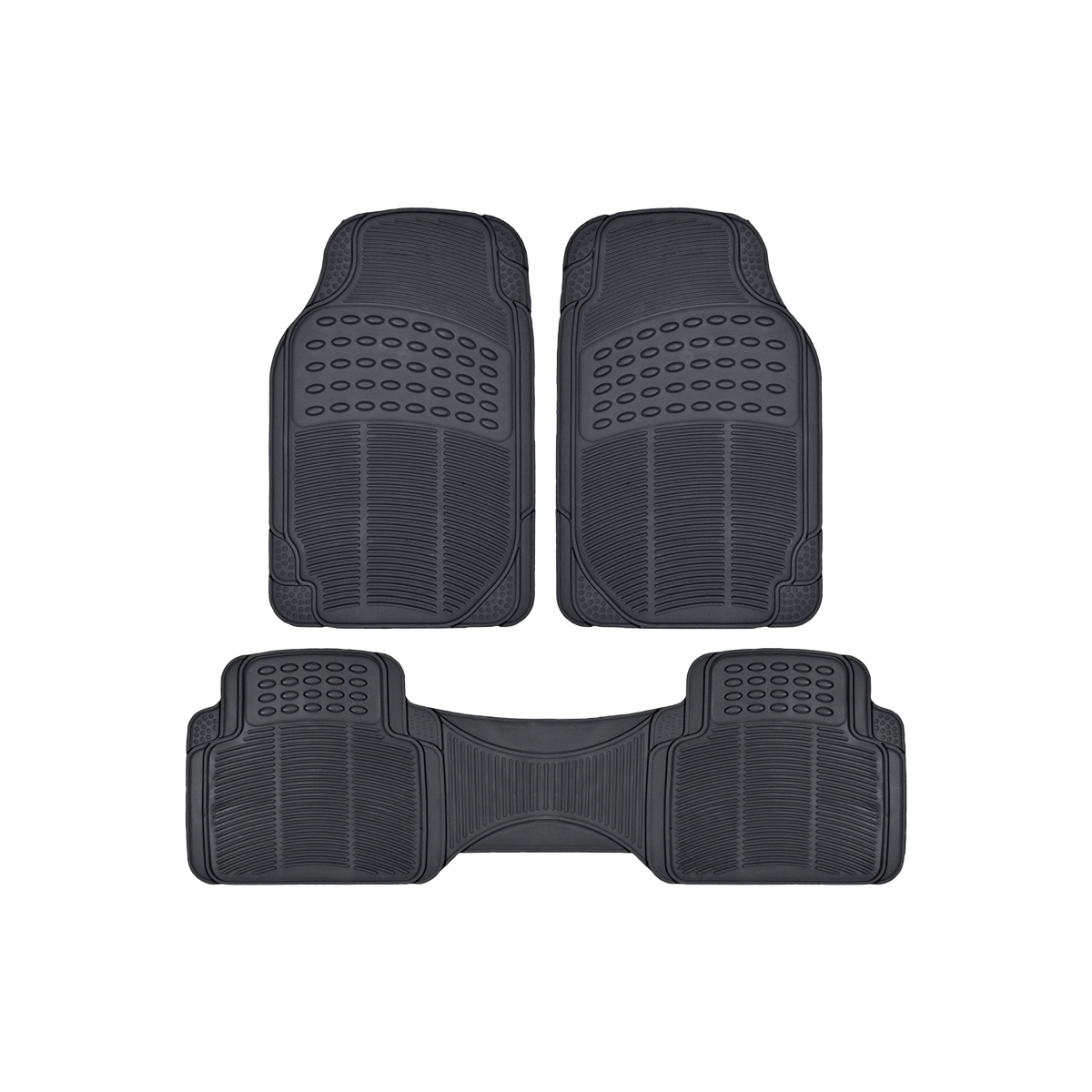 ALFOMBRA ALFOMBRA PVC 3 PIEZAS NEGRO 7243 / 43137 CANTIDAD POR CAJA MASTER 6
