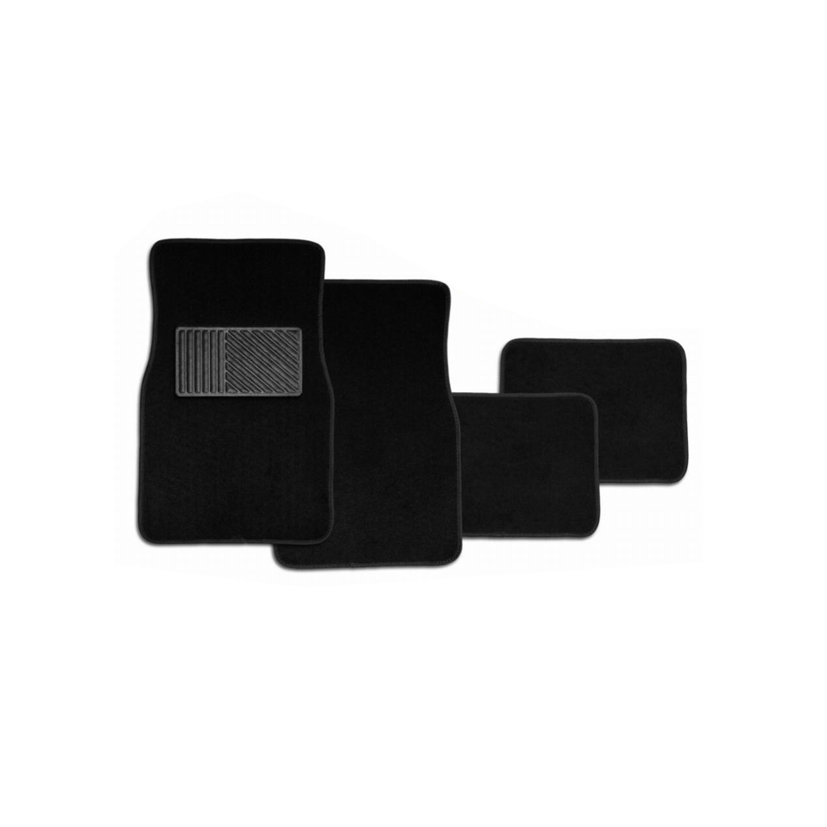 ALFOMBRA ALFOMBRA CARPETA TIPO ORIGINAL 4 PIEZAS NEGRO 67.543.5 / 3444.5 CANTIDAD POR CAJA 10