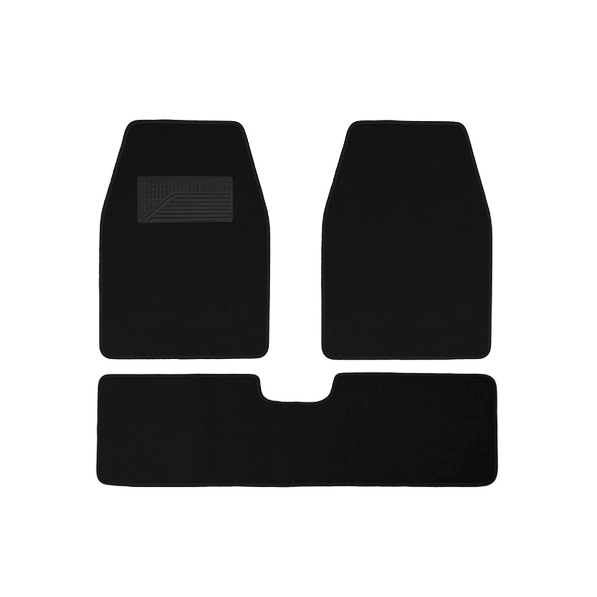 ALFOMBRA ALFOMBRA CARPETA TIPO ORIGINAL 3 PIEZAS NEGRO 67.543.5 / 7244.5 CANTIDAD POR CAJA 6