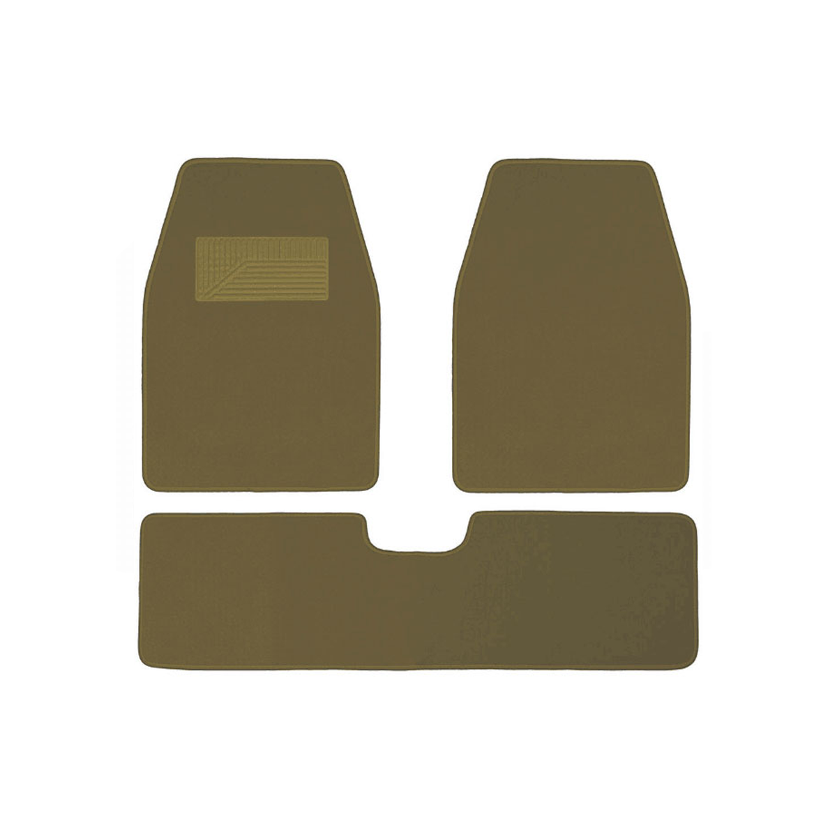 ALFOMBRA ALFOMBRA CARPETA TIPO ORIGINAL 3 PIEZAS BEIGE 67.543.5 / 7244.5 CANTIDAD POR CAJA 6