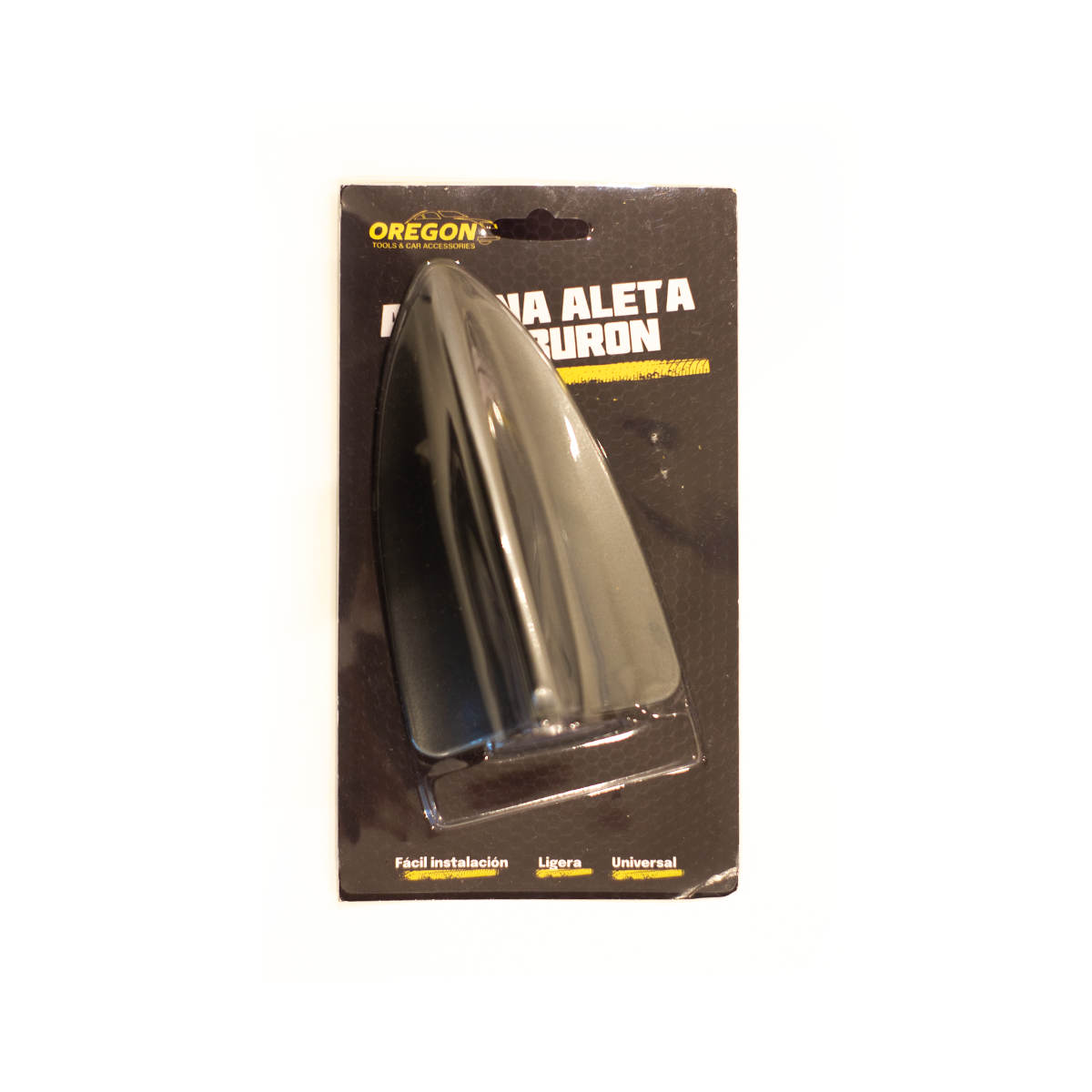 ANTENA ANTENA ALETA DE TIBURON GRIS PLATA UNIVERSAL CANTIDAD POR CAJA 50