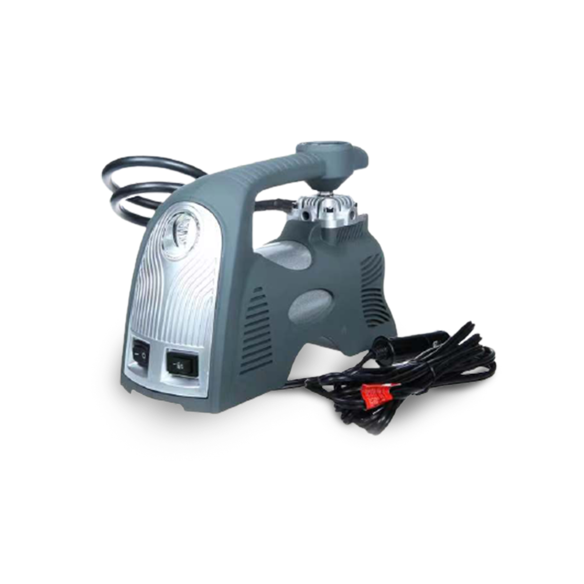 COMPRESOR COMPRESOR DE AIRE 12V, 150 PSI REFORZADO CON LUZ LED EN EL FRENTE
