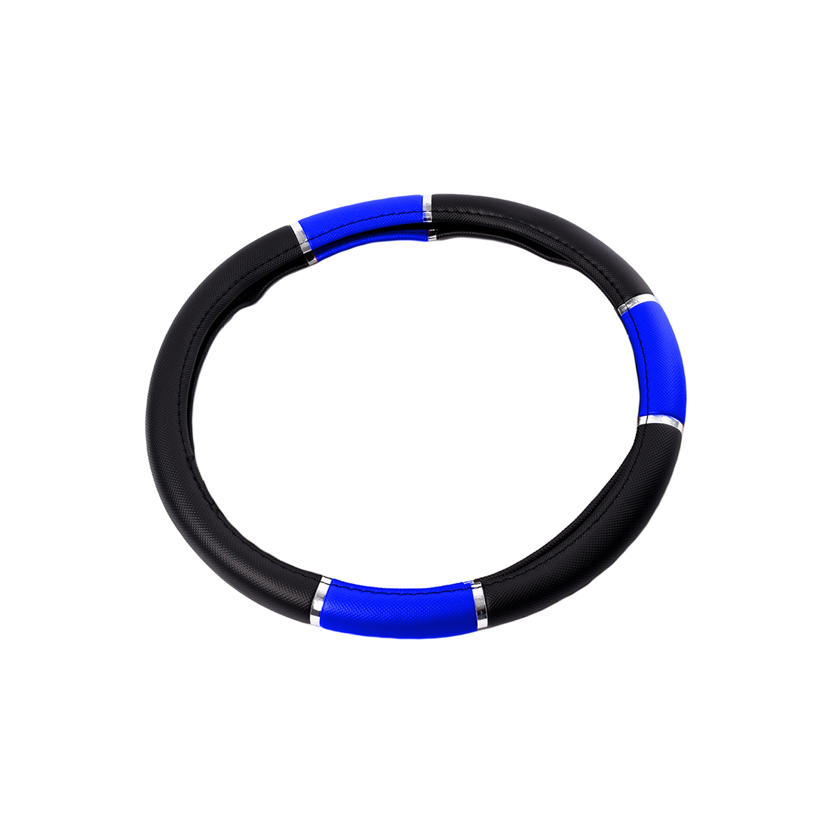 CUBRE VOLANTE CUBRE VOLANTE PVC 38CM CON REFLECTOR NEGRO / AZUL 387.5 CANTIDAD POR CAJA MASTER 25