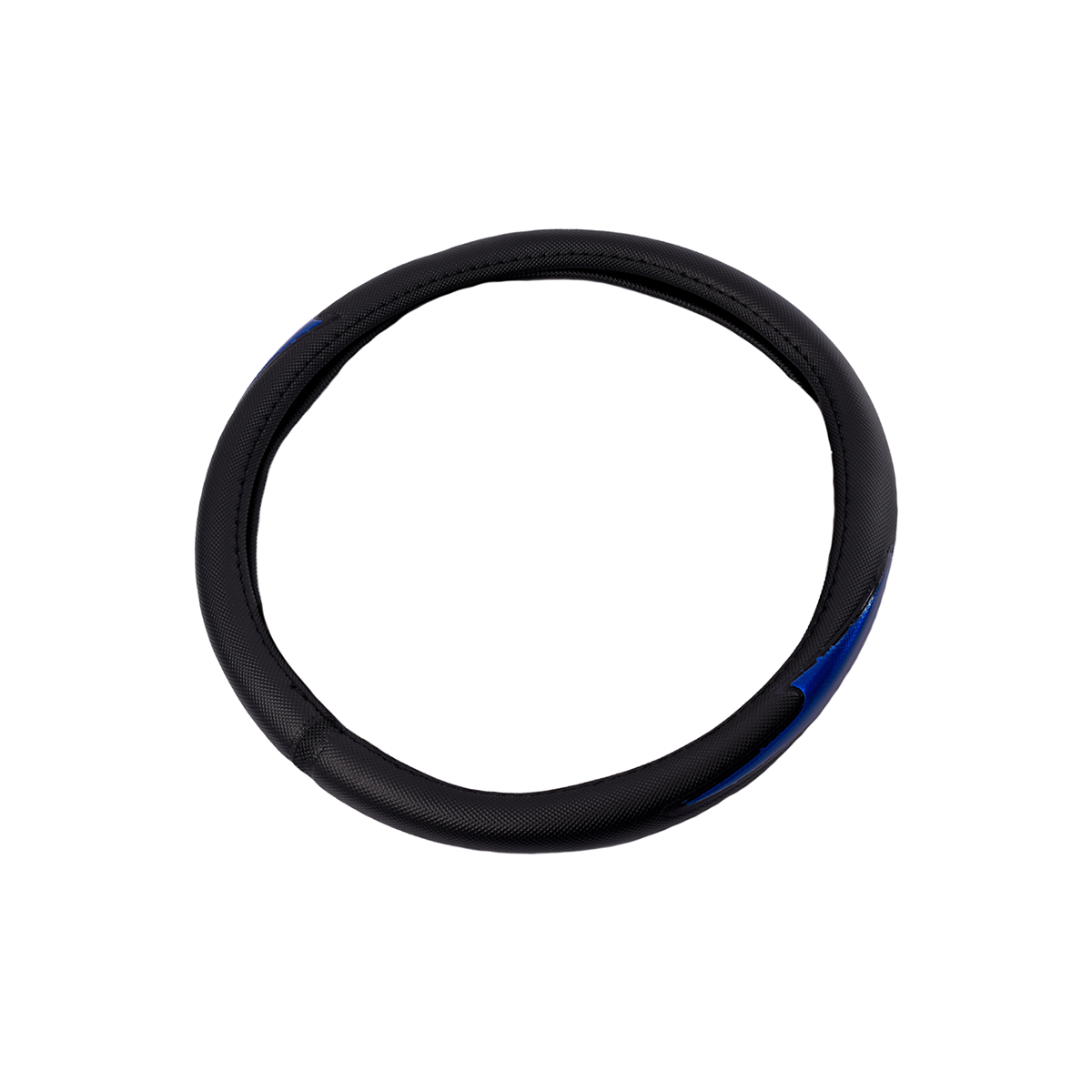 CUBRE VOLANTE CUBRE VOLANTE PVC 38CM CON REFLECTOR NEGRO / AZUL 387.5 CANTIDAD POR CAJA MASTER 25