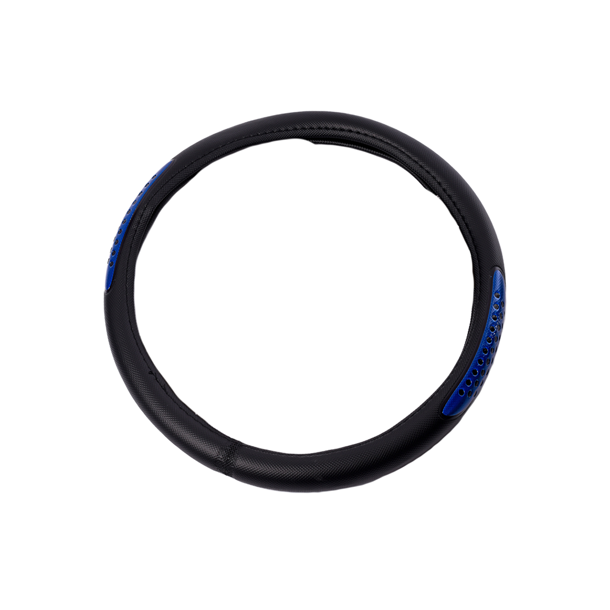 CUBRE VOLANTE CUBRE VOLANTE PVC 38CM CON REFLECTOR NEGRO / AZUL 387.5 CANTIDAD POR CAJA MASTER 25