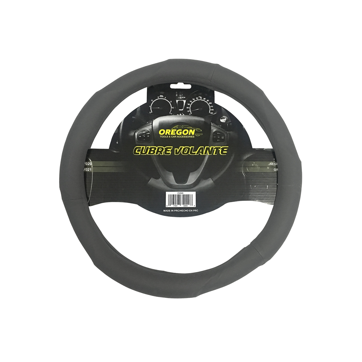 CUBRE VOLANTE CUBRE VOLANTE CUERO 38CM GRIS 388.2 CANTIDAD POR CAJA 25