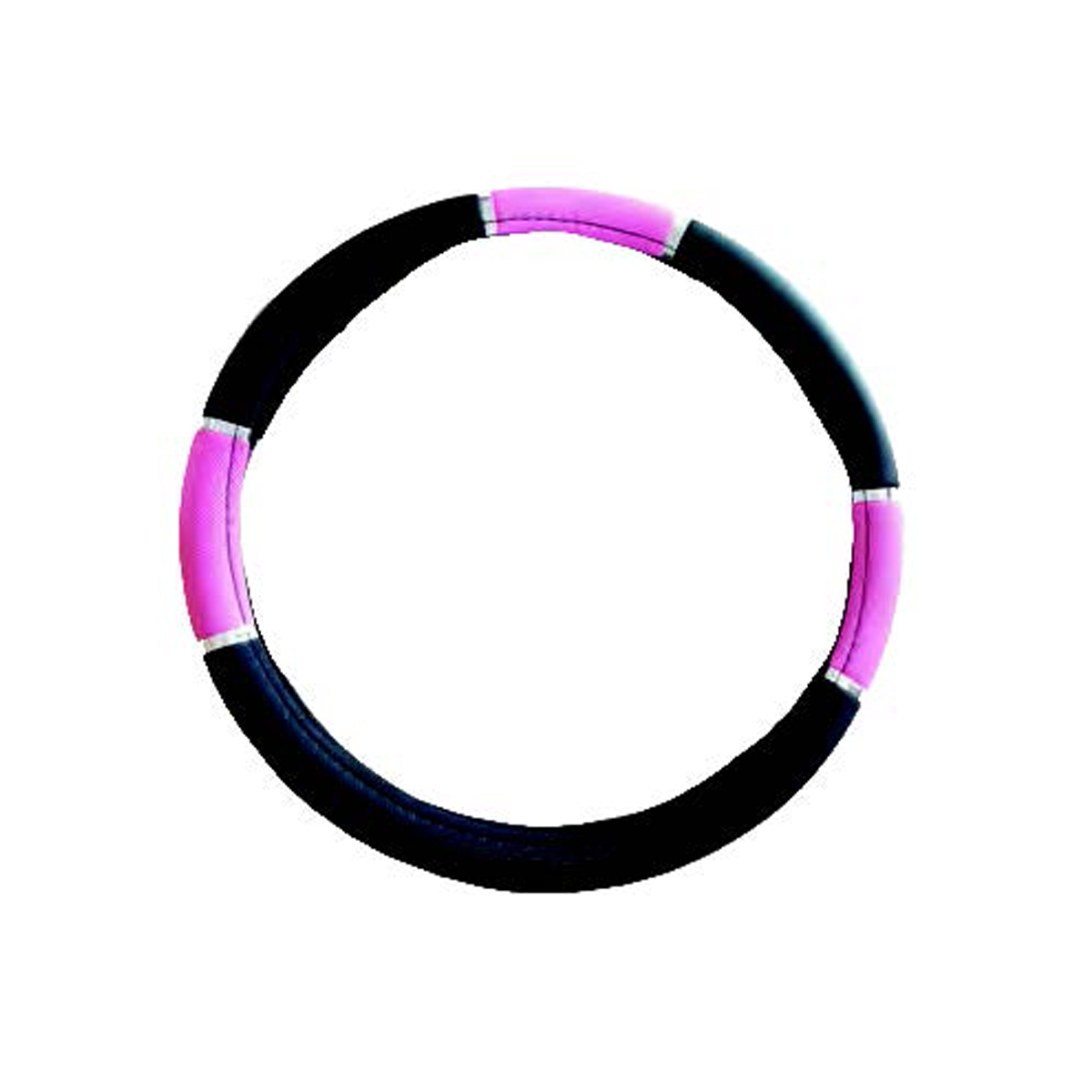 CUBRE VOLANTE CUBRE VOLANTE PVC 38CM CON REFLECTOR NEGRO / FUCSIA 387.5 CANTIDAD POR CAJA 25