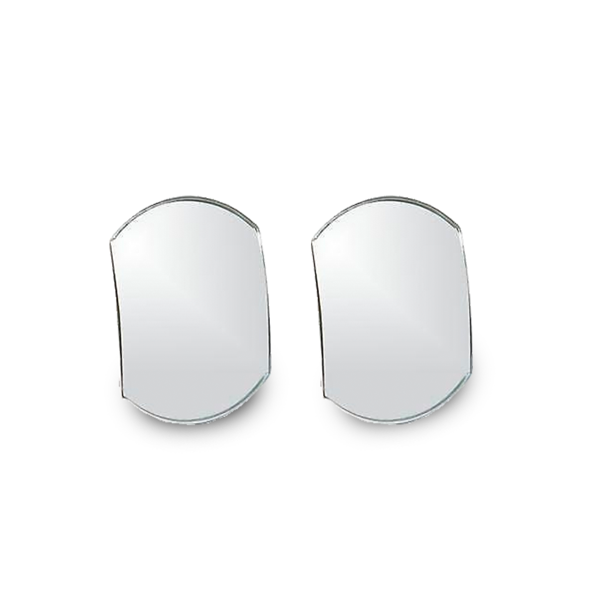 ESPEJO PUNTO CIEGO 4 ESPEJO PUNTO CIEGO 4 X 5 1/2 OVALADO BORDE PLASTICO METALICO PLATEADO UNIVERSAL CANTIDAD POR CAJA MASTER 100