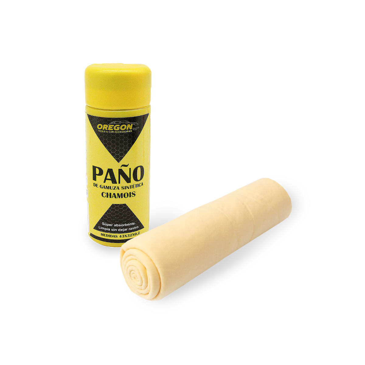 PAÑO CHAMOIS USO UNIVERSAL MEDIDAS 43X32X0.2 CM CANTIDAD POR CAJA MASTER 50