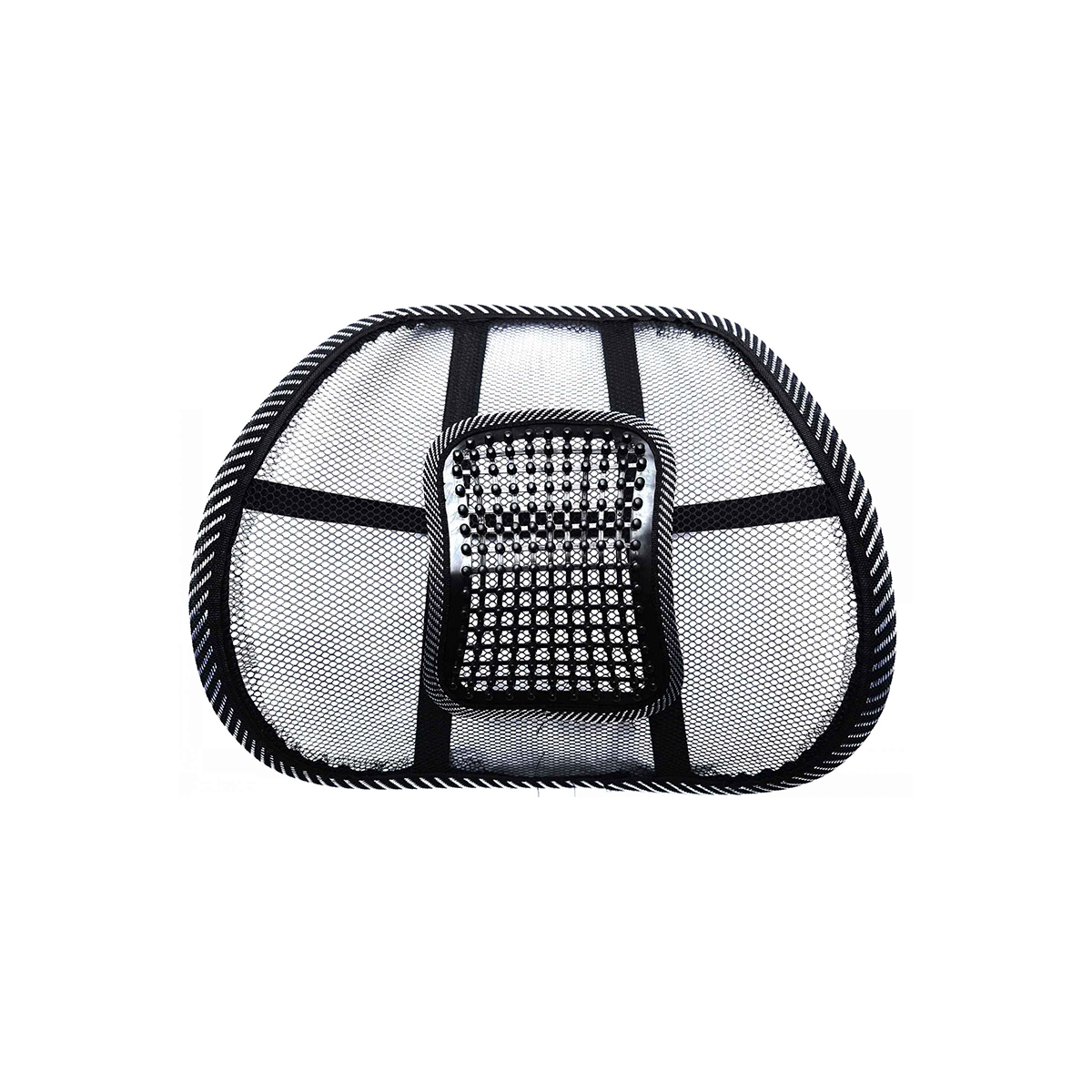 RESPALDO RESPALDO LUMBAR ERGONOMICO PARA AUTO / OFICINA CANTIDAD POR CAJA MASTER 50
