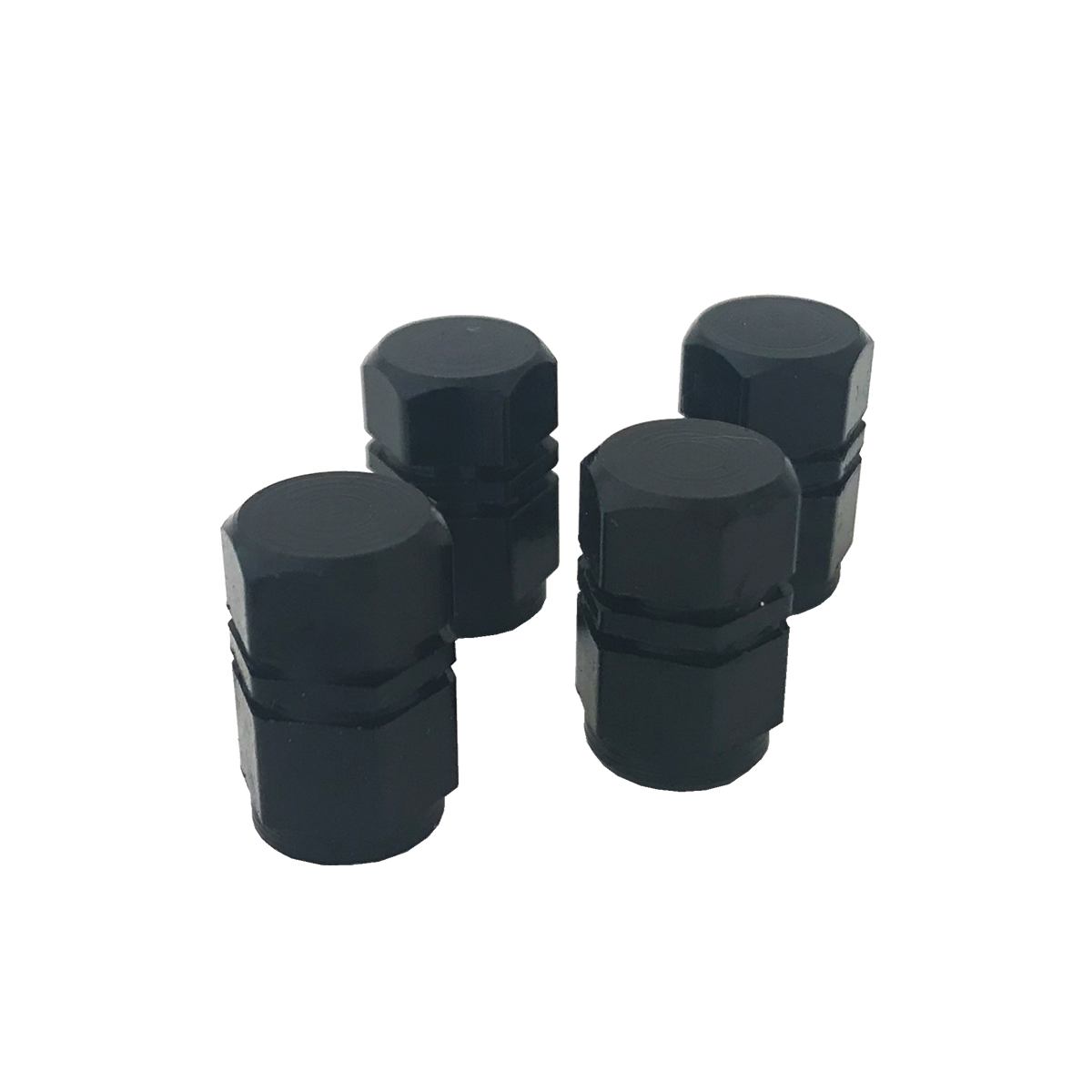 JUEGO DE TAPITAS DE VALVULA DEPORTIVA JUEGO DE TAPITAS DE VALVULA DEPORTIVA METALIZADA 4 PCS NEGRO UNIVERSAL