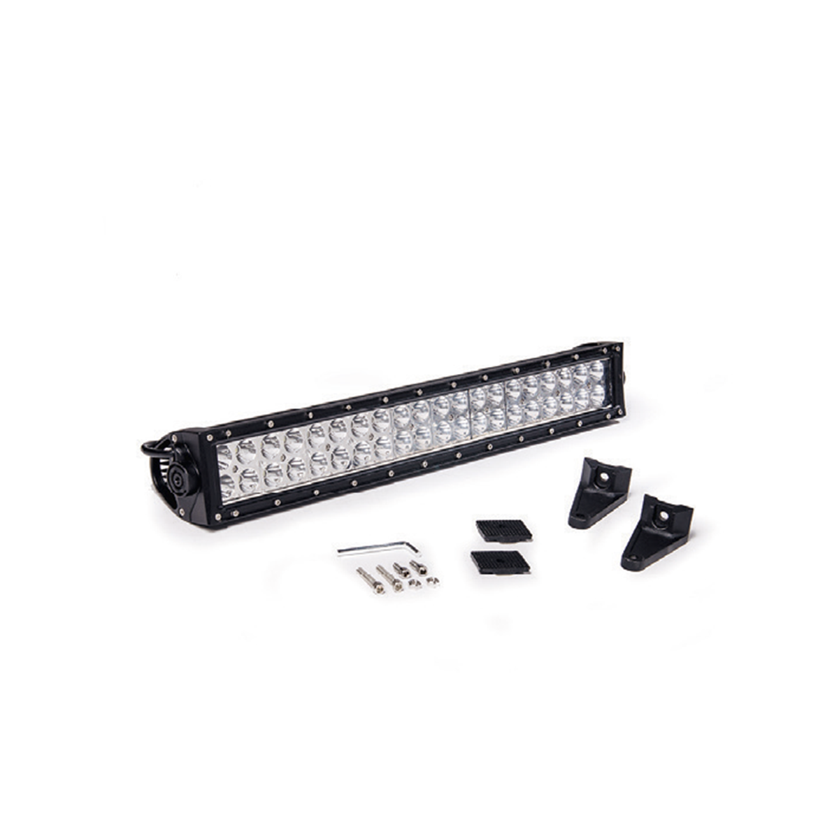 OFF ROAD BARRA DE LED EPISTAR RECTA BARRA DE 40 LED 120 WATTS - EPISTAR (50,6 CM DE LARGO) - CARCAZA DE ALUMINIO - HAZ DE LUZ SPOT (CODIGO ANTERIOR: BAR120EPI) CANTIDAD POR CAJA MASTER 20