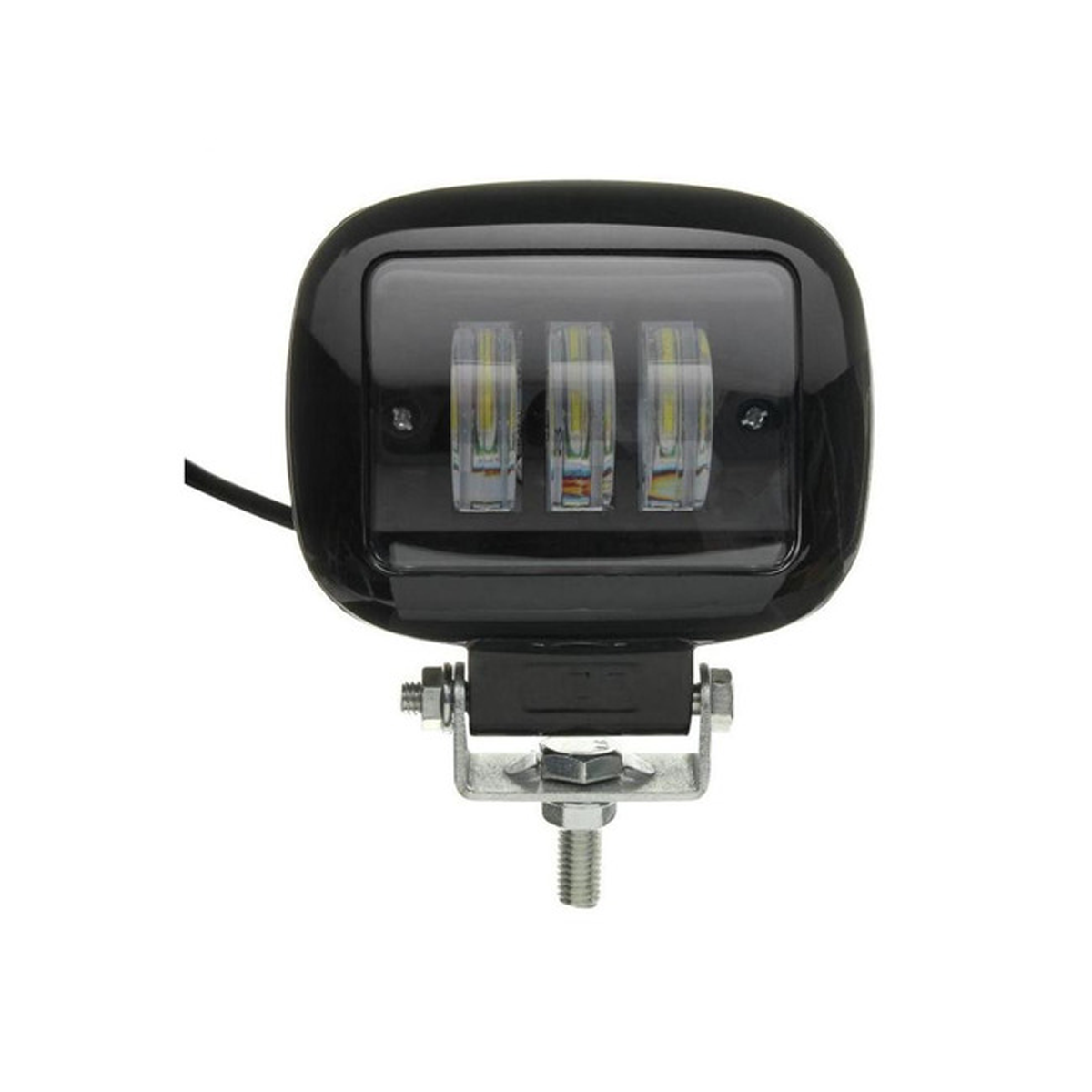 OFF ROAD FARO DE LED UNIVERSAL RECTANGULAR 30 WATTS (3 LED 10 WATTS) COLOR BLANCO 12V / 24V - HAZ DE LUZ SPOT -