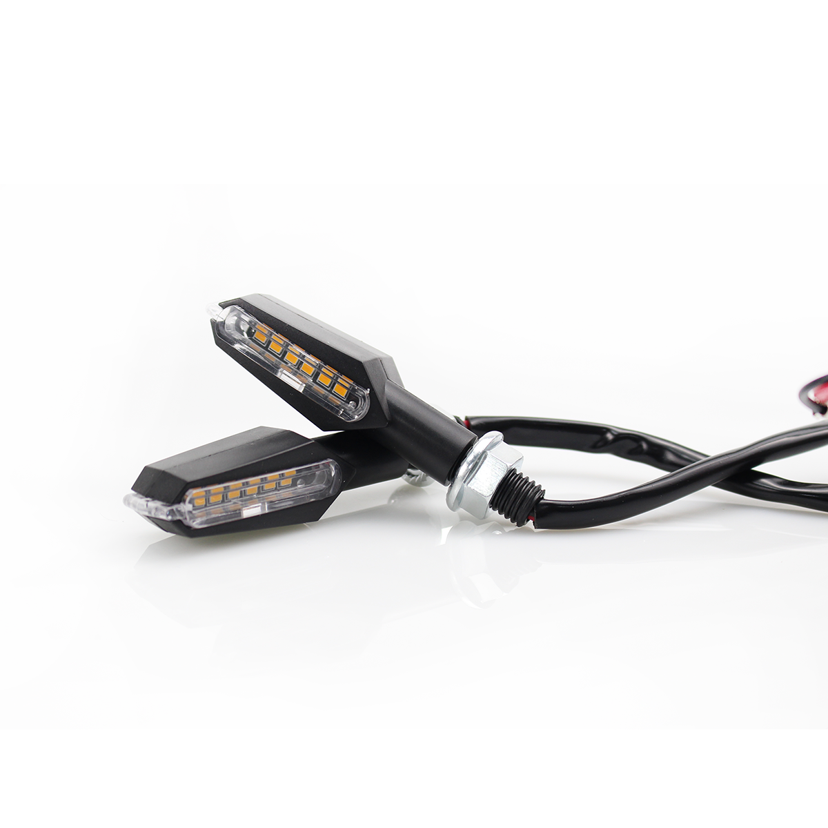 OFF ROAD FARO DE LED UNIVERSAL FARO DE GIRO UNIVERSAL AMBAR 12V 5W 1500 LUX JUEGO 2 UNIDADES