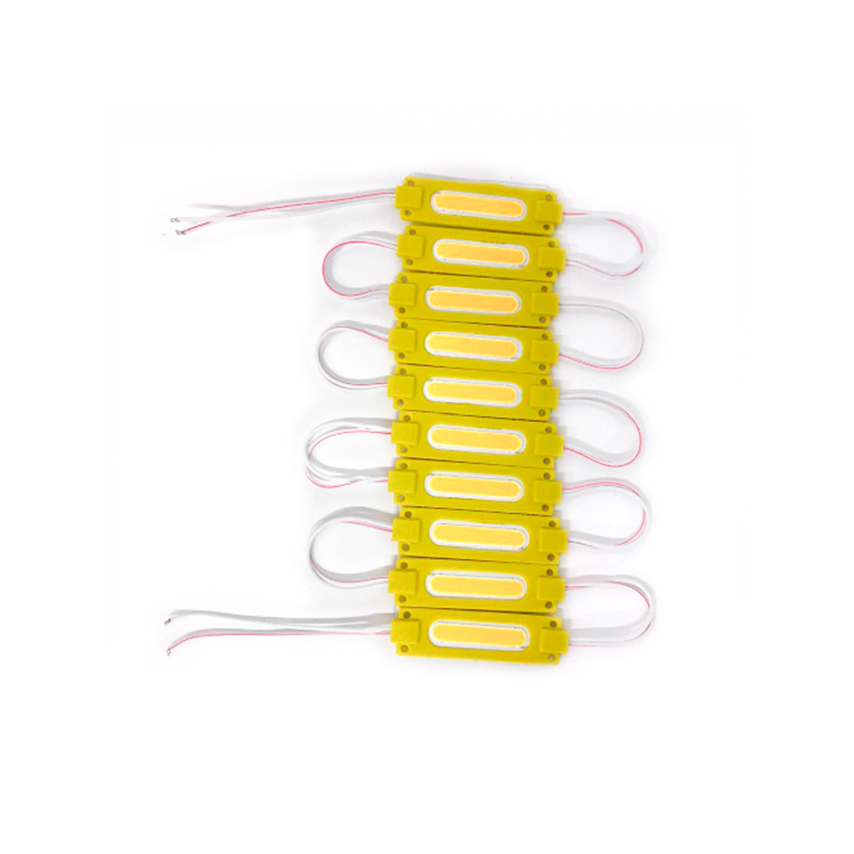 MODULO LED COB TABLA RIGIDA COB AMARILLA 24V 7CM X 1,5CM
