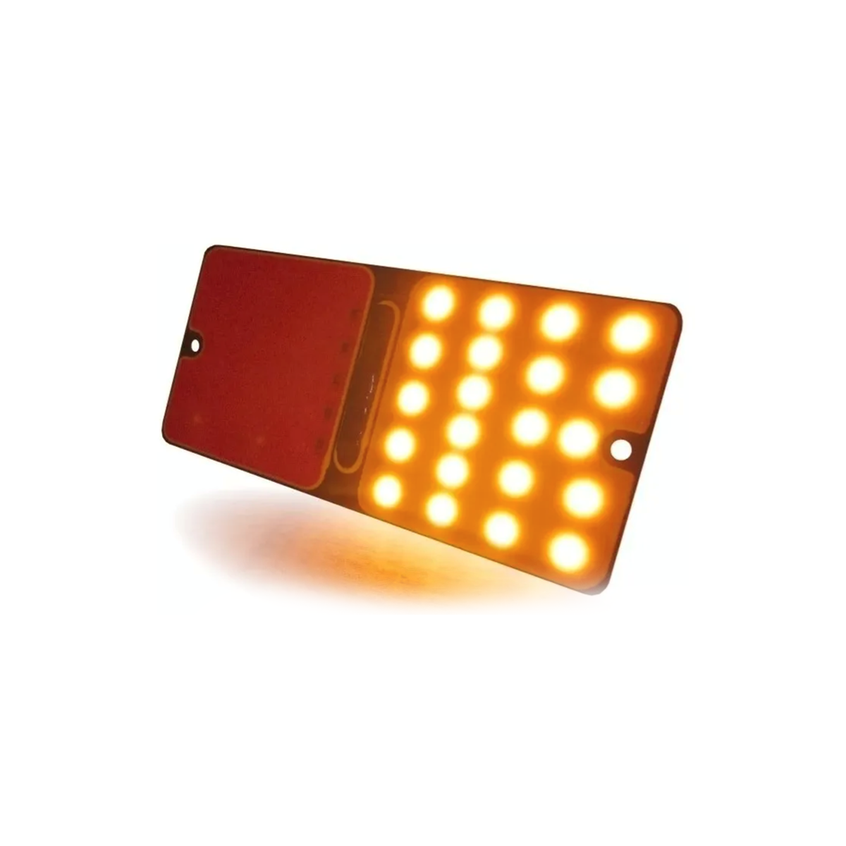 OFF ROAD FAROS DE CAMION JUEGO DE FAROS TRASEROS PARA CAMION AMBAR (7.5CM) + ROJO (7.5CM) >> 15CM ANCHO X 7CM ALTO RESISTENTE AL AGUA 24V