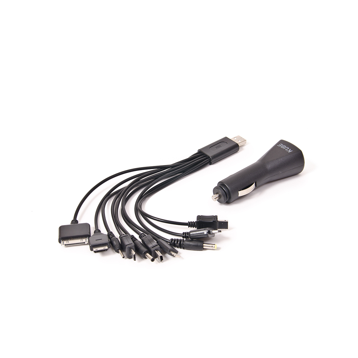 ACCESORIO PARA CELULAR CARGADOR USB CON MULTIADAPTADOR 12V / 24V OUTPUT 5V - 1000MA NEGRO