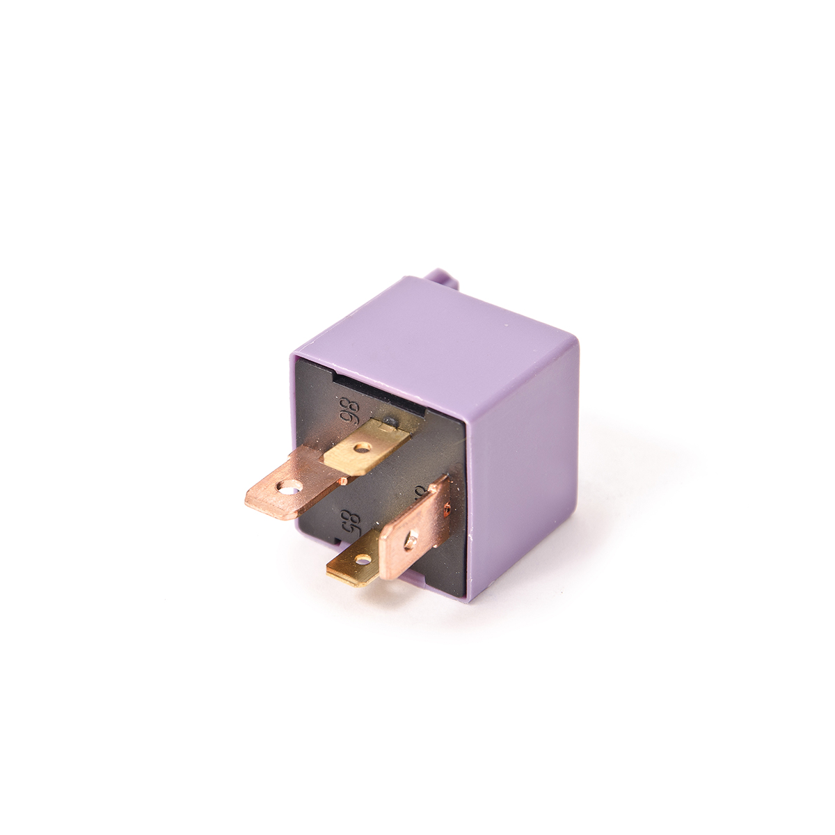 RELAY UNIVERSAL 4T 12V 70 AMP PARA PEUGEOT COLOR VIOLETA >> DZE R9183 / RALUX 8481 CANTIDAD POR CAJA MASTER 500