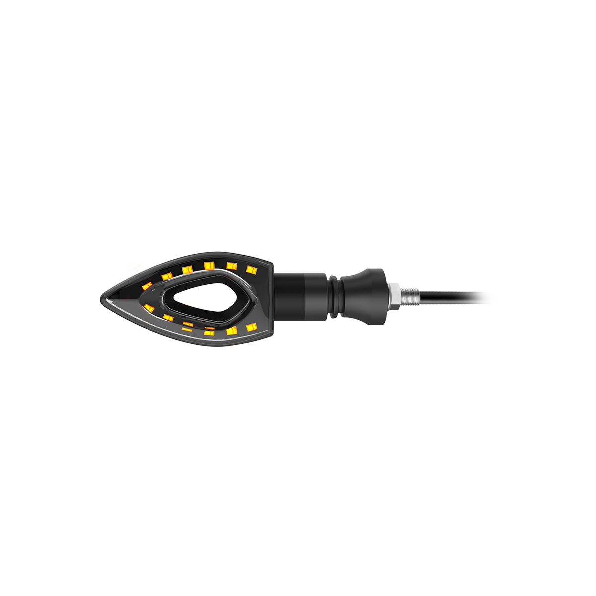 OFF ROAD FARO DE LED DE MOTO FARO DE GIRO UNIVERSAL AMBAR 12V 5W 1500 LUX JUEGO 2 UNIDADES. CAJA MASTER 100