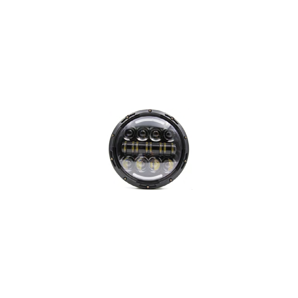 OFF ROAD FARO DE LED FARO LED 7 48W 16 LED + TIRAS DRL BLANCA Y AMBAR CON KIT DE INSTALACION INCLUIDO Y FUNCION ALTA Y BAJA