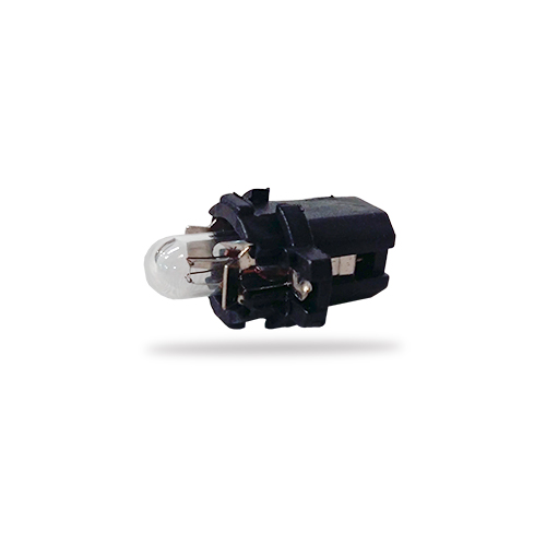 LAMPARAS DE SEÑALIZACION 24V 1.2W BX8.3D 24V 1.2W BLACK 2721 CON PORTALAMPARA NEGRO (CODIGO ANTERIOR: 13597KO) CANTIDAD POR CAJA MASTER 1000