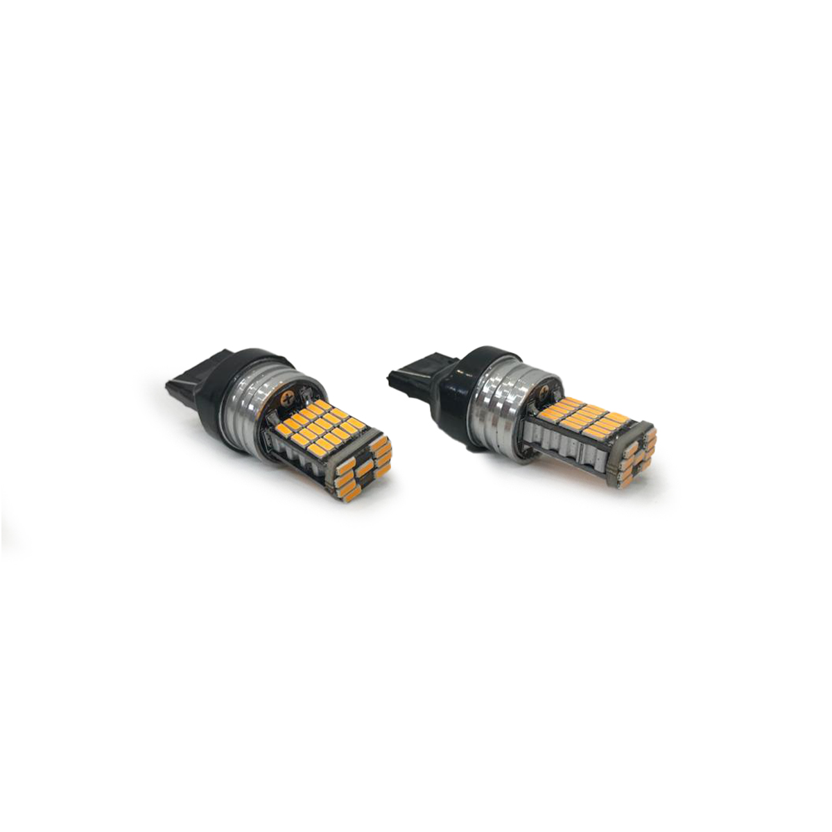 LED SEÑALIZACION CANBUS BLISTER X 2 - 1034 - 1157 P21/5W 1 POLO 45 LED 3014 SMD - CANBUS - AMBAR 12V - 24V