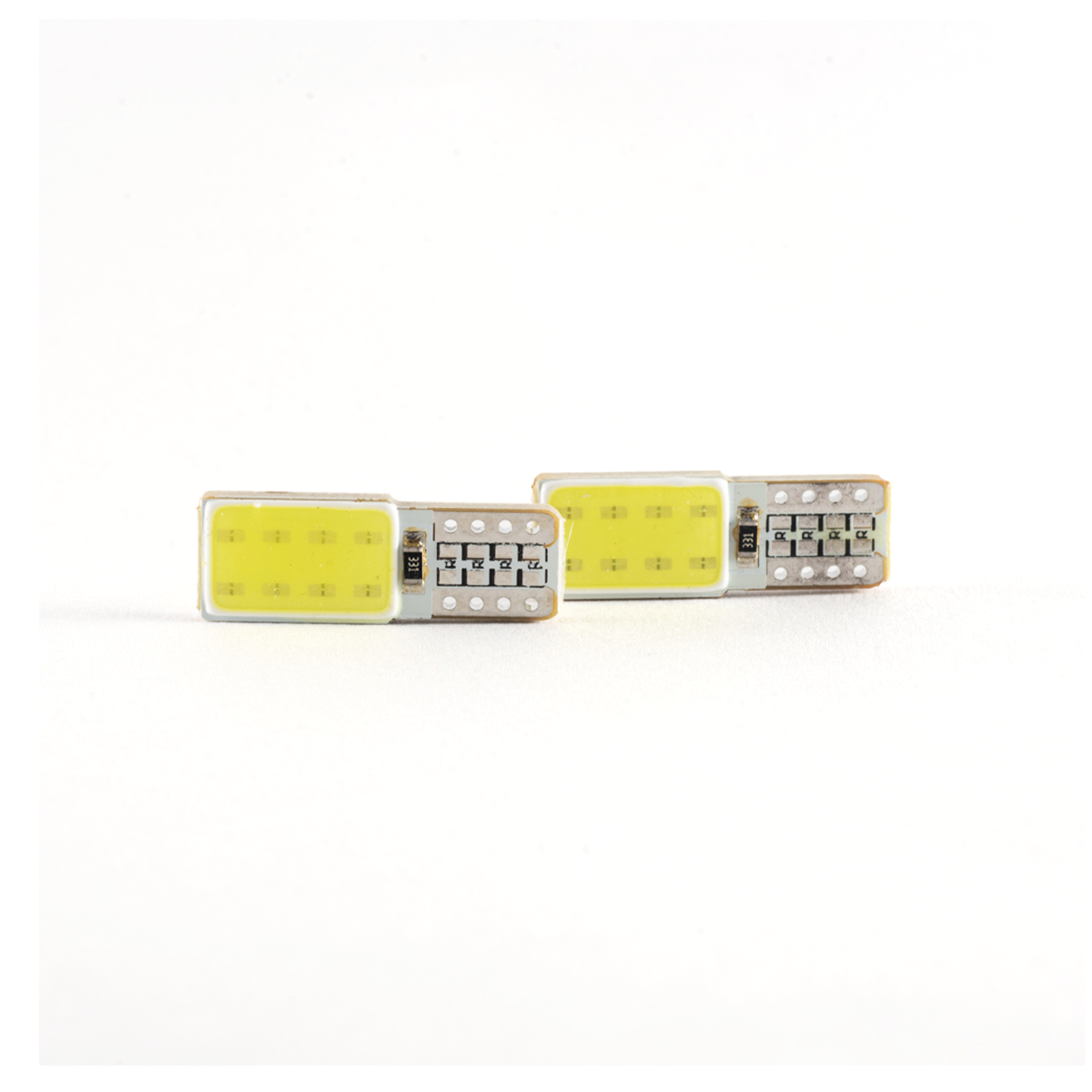 LED SEÑALIZACION SILICA BLISTER X 2 - LED 2821 - T10 - W5W COB - BLANCO 24V - 12 CHIP PASTILLA - BLISTER X 2 UNIDADES CANTIDAD POR CAJA MASTER 500