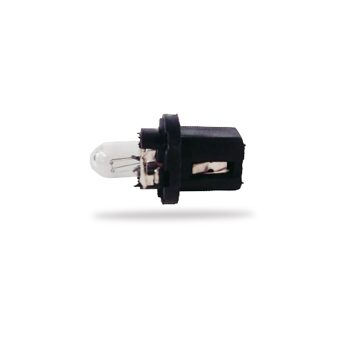 LAMPARAS DE SEÑALIZACION 24V 1.2W BX8.5D/2 24V 1.2W BLACK 2721 CON PORTALAMPARA NEGRO (CODIGO ANTERIOR: 13598KO)