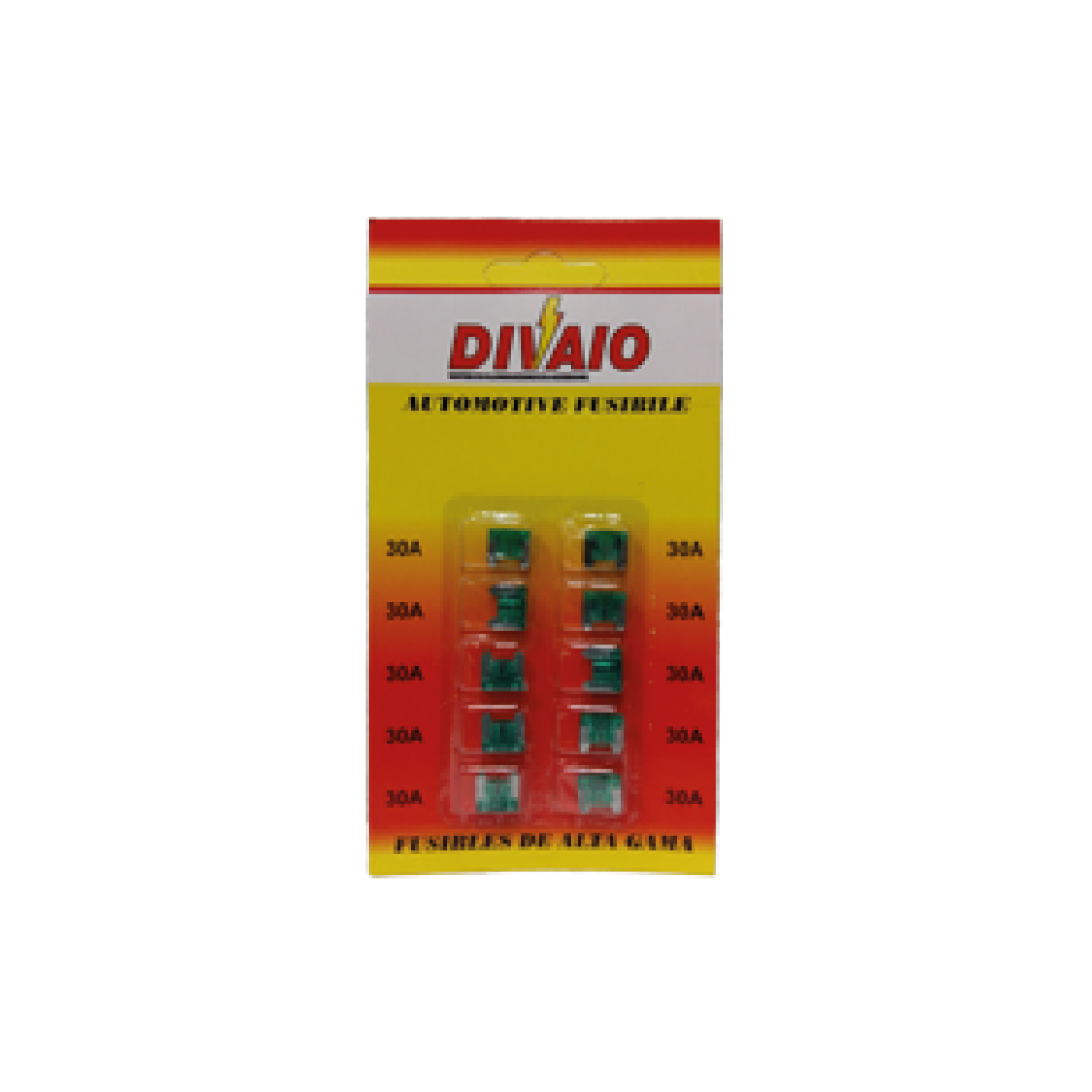 FUSIBLE MINIFICHA PERFIL BAJO EN BLISTER POR 10 UNIDADES FUSIBLE MINIFICHA PERFIL BAJO EN BLISTER (10 UNIDADES) X AMPER 15 AMP