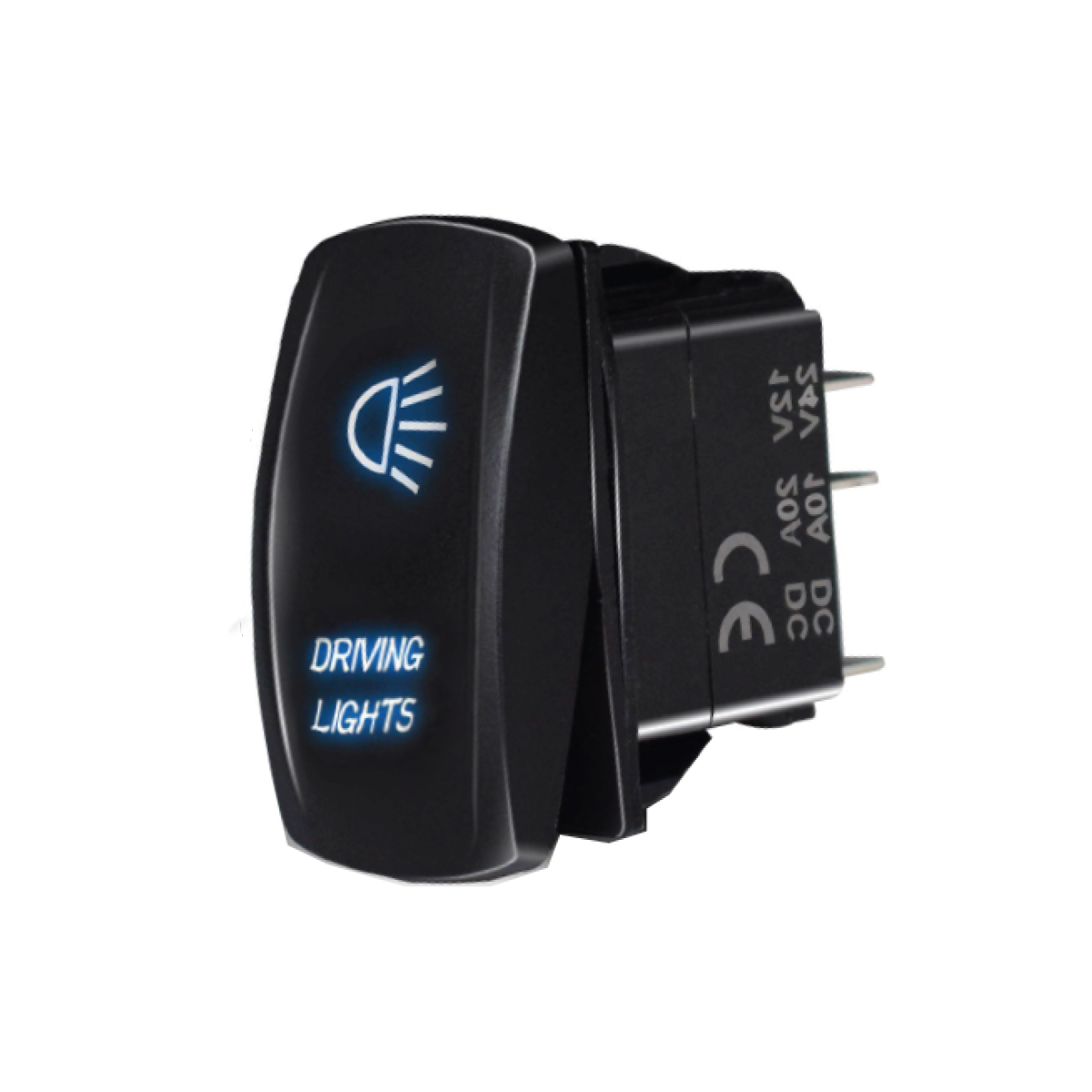 INTERRUPTOR BASCULANTE VOLTAJE DE ENTRADA: 12V-24V FUNCIÓN: ON / OFF (OPCIONAL) 5 PINES (OPCIONAL) MATERIAL: ABS + COBRE INTERRUPTOR BASCULANTE CON PATRÓN DE GRABADO LÁSER Y 2 LUCES LED