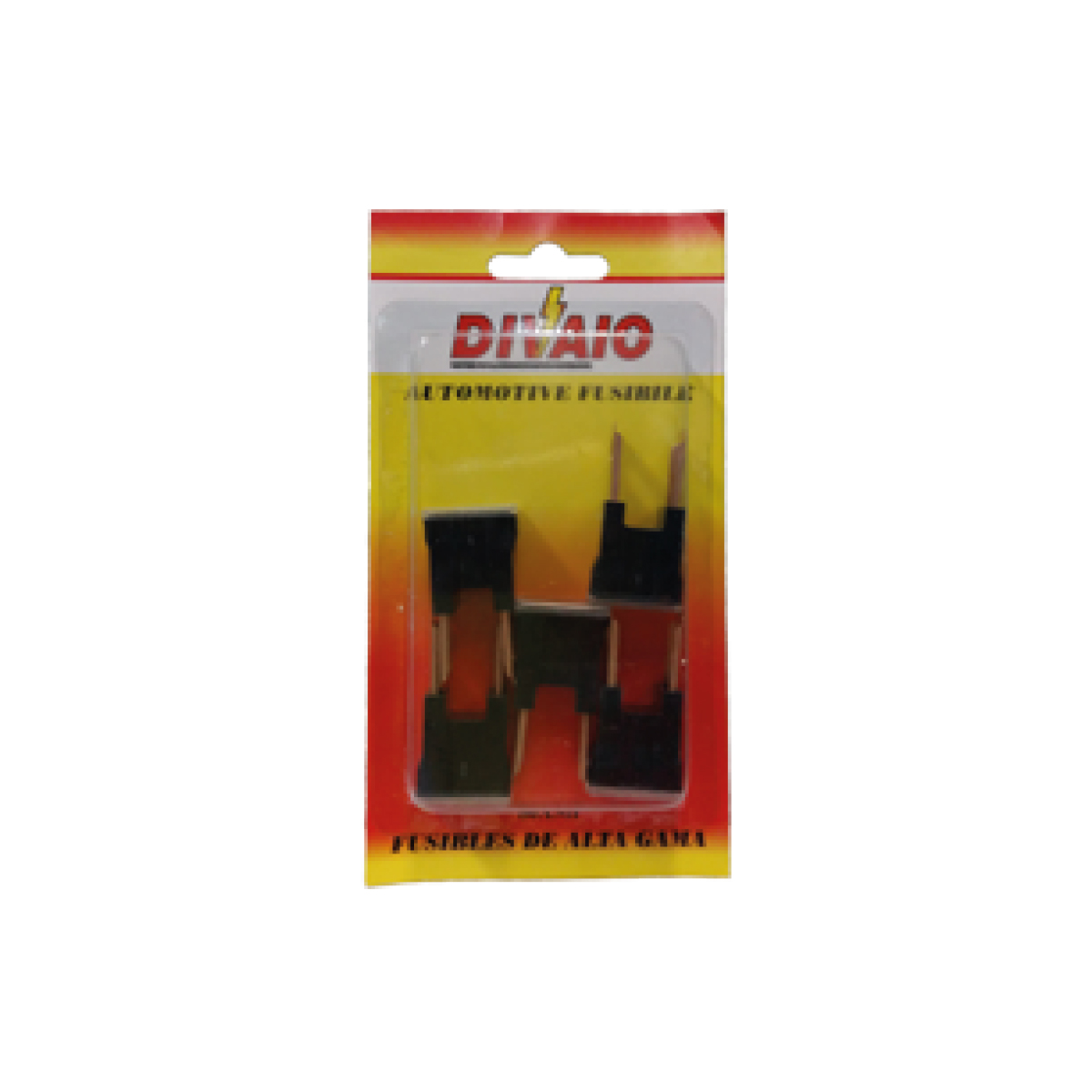 FUSIBLE MUELA MACHO EN BLISTER POR 5 UNIDADES FUSIBLE MUELA MACHO EN BLISTER (5 UNIDADES) X AMPER 80 AMP