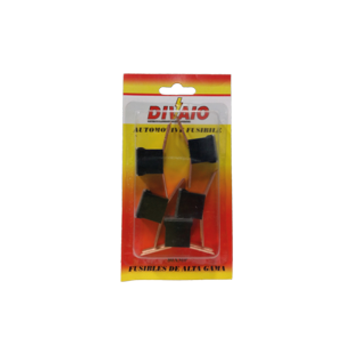 FUSIBLE MUELA MACHO ABIERTO EN BLISTER POR 5 UNIDADES FUSIBLE MUELA MACHO ABIERTO EN BLISTER (5 UNIDADES) X AMPER 40 AMP