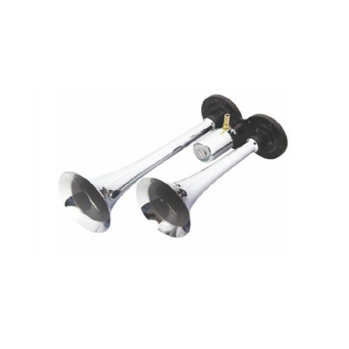 BOCINA DE AIRE CORNETA DOBLE VOLTAJE 12V - 24V ENVASE POR UNIDAD