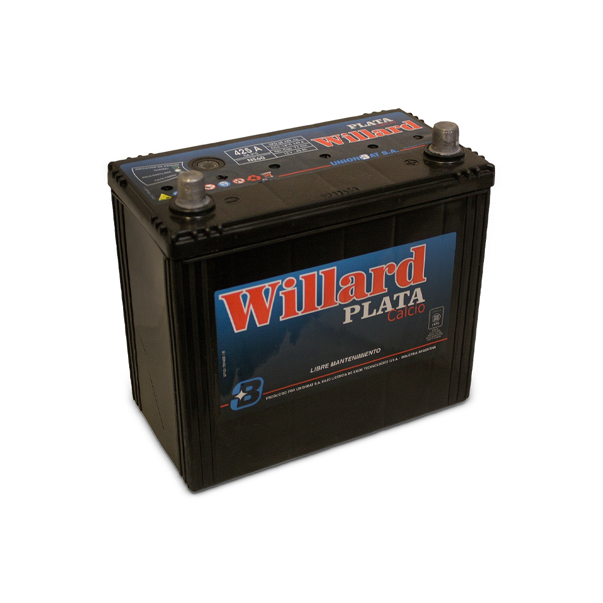 BATERIA WILLARD JAPON LARGO 236 ANCHO 126 ALTO 200 CIVIC