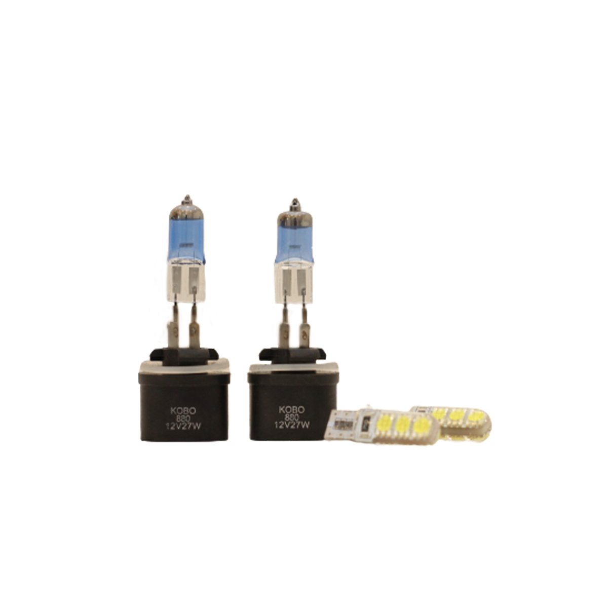 LAMPARA HALOGENA SKY LINE CANBUS KIT H27 12V 55W SKY LINE X 2 + 2 LED T10 CANBUS AZUL FRIO (CODIGO ANTERIOR: K880SK)