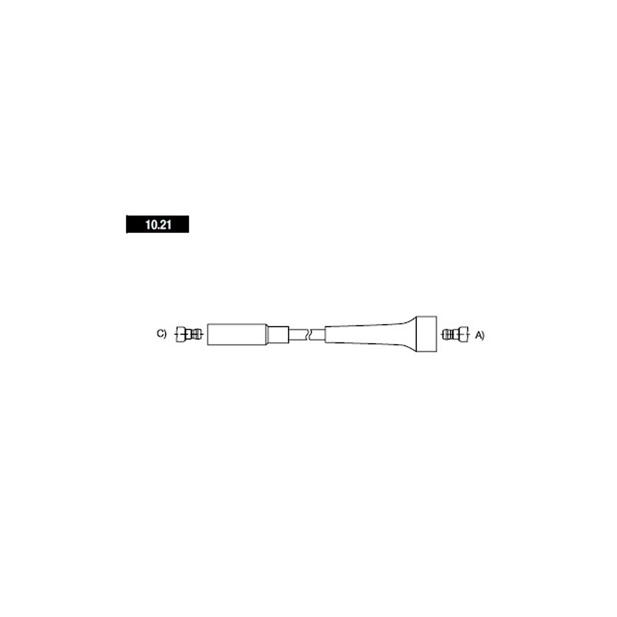 CABLE BUJIA 8 MM SUPRESION MAGNETICA RENAULT MEGANE 2 0I RT CONEXIÓN SAE