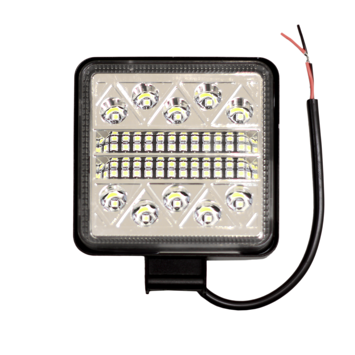 OFF ROAD FARO DE LED FARO DE LED CUADRADO - 30 LED 90W BLANCO 10X2X11CM