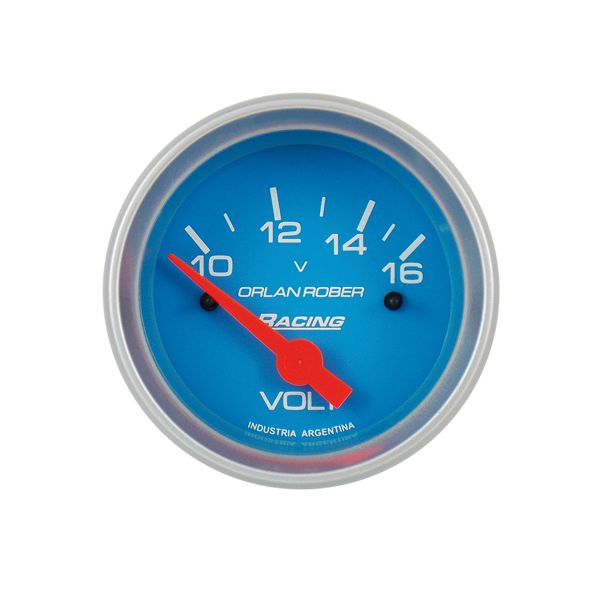 INSTRUMENTAL RACING 52 MM CELESTE VOLTIMETRO 12 VOLTS