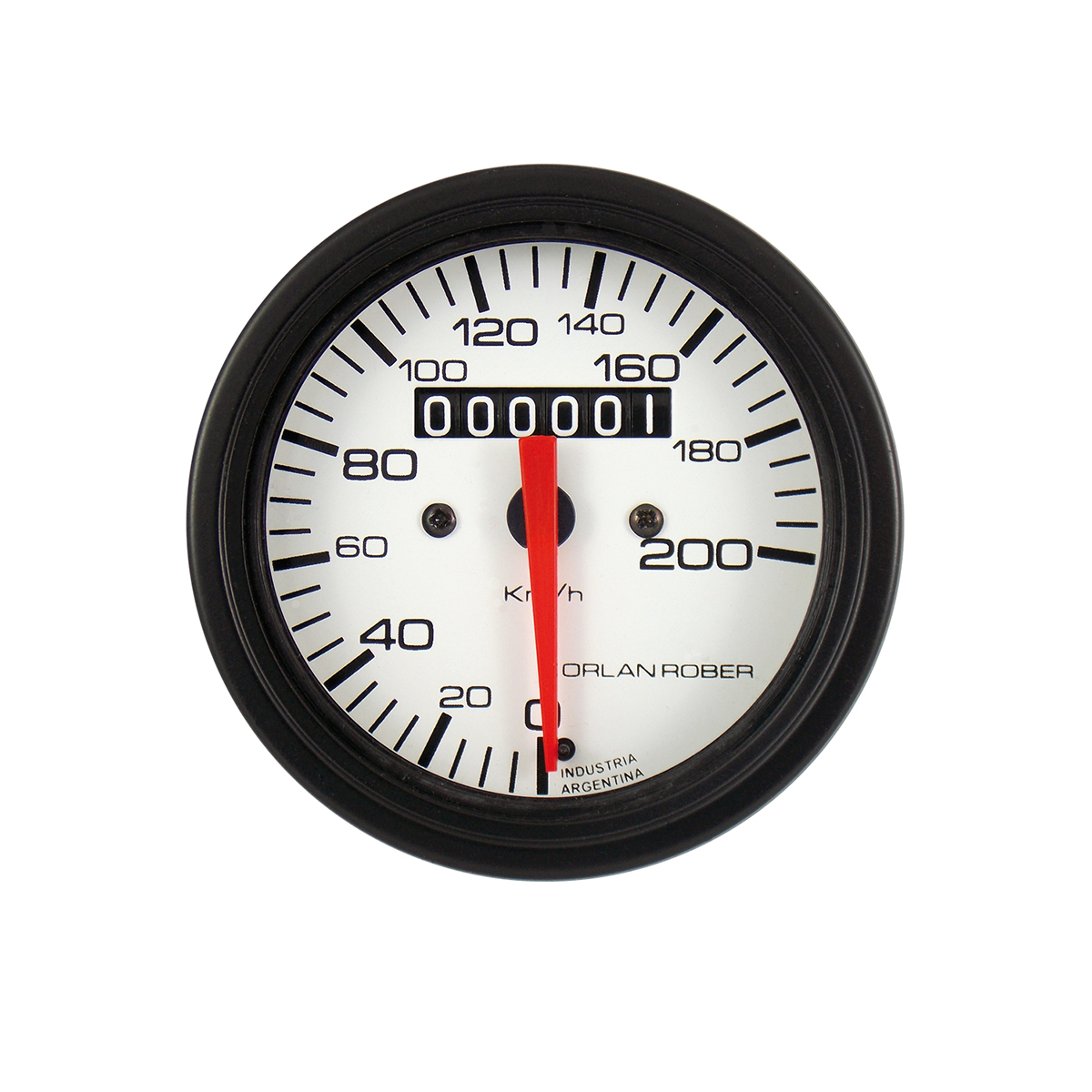 INSTRUMENTAL CLASSIC 80 MM BLANCO VELOCIMETRO EUROPEO CON PARCIAL