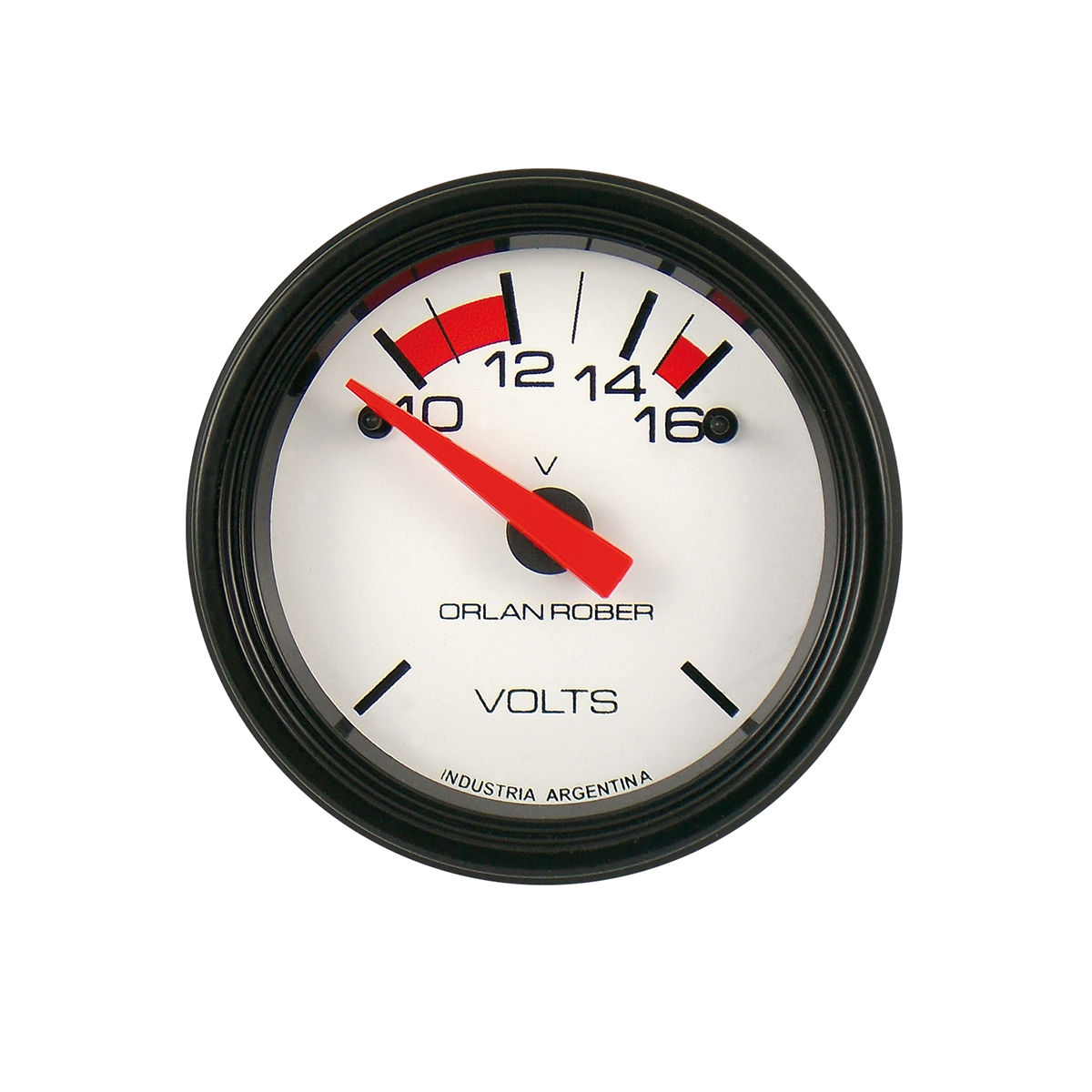 INSTRUMENTAL CLASSIC 52 MM BLANCO VOLTIMETRO 12 VOLTS