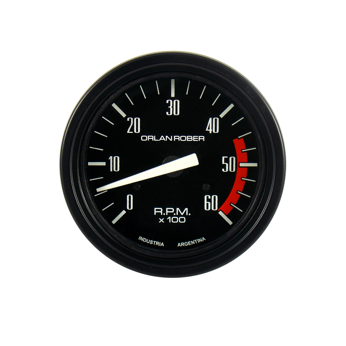 INSTRUMENTAL CLASSIC 80 MM NEGRO TACOMETRO 12V 2/4/6/8C 6.000RPM 80 MM NEGRO
