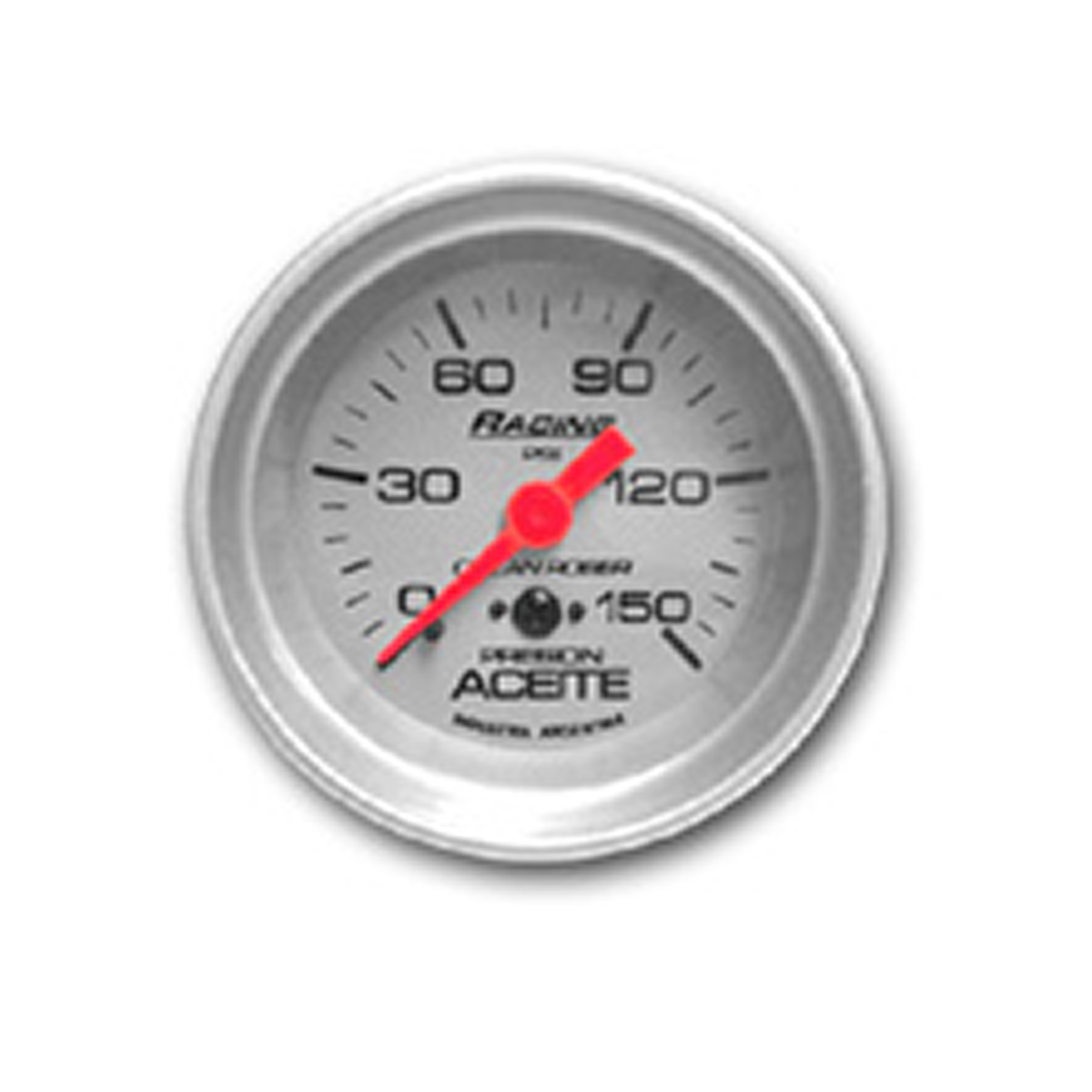 INSTRUMENTAL RACING 52 MM PLATA MANOMETRO