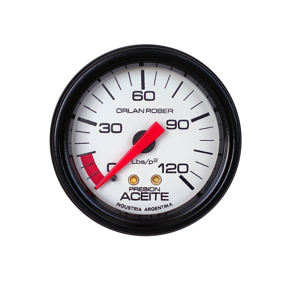 INSTRUMENTAL CLASSIC 52 MM BLANCO MANOMETRO 120 LBS