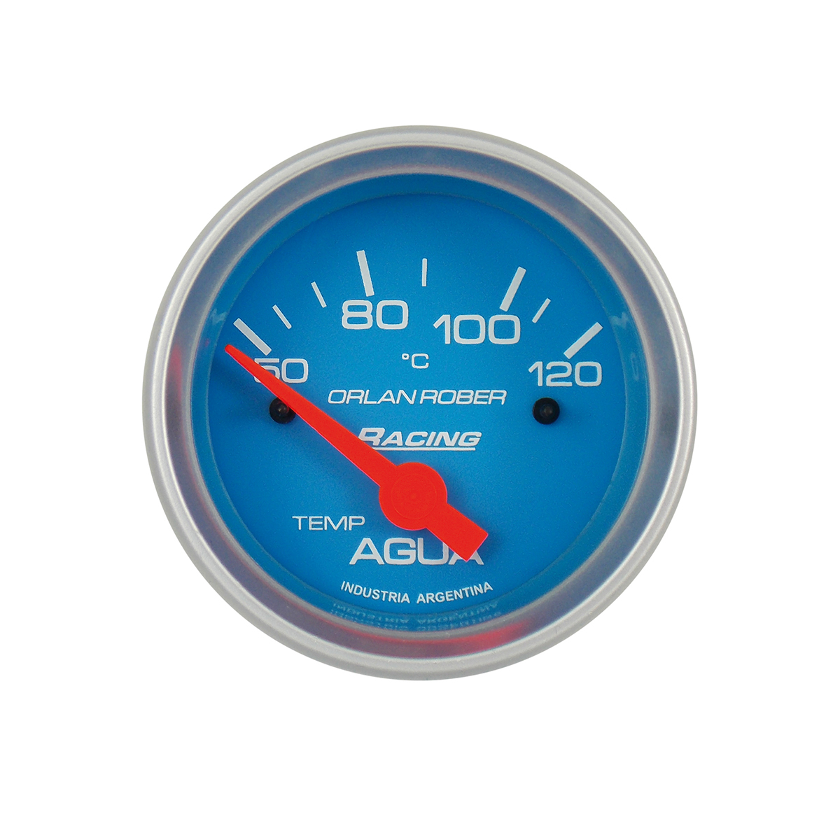 INSTRUMENTAL RACING 52 MM CELESTE TEMPERATURA DE ELECTRONICO 24V