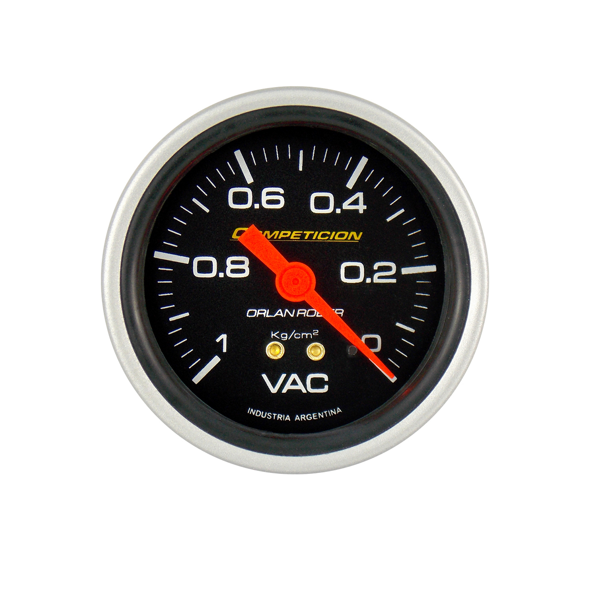 INSTRUMENTAL COMPETICION 62 MM NEGRO VACUOMETRO VACIO 0-1 KG-CM