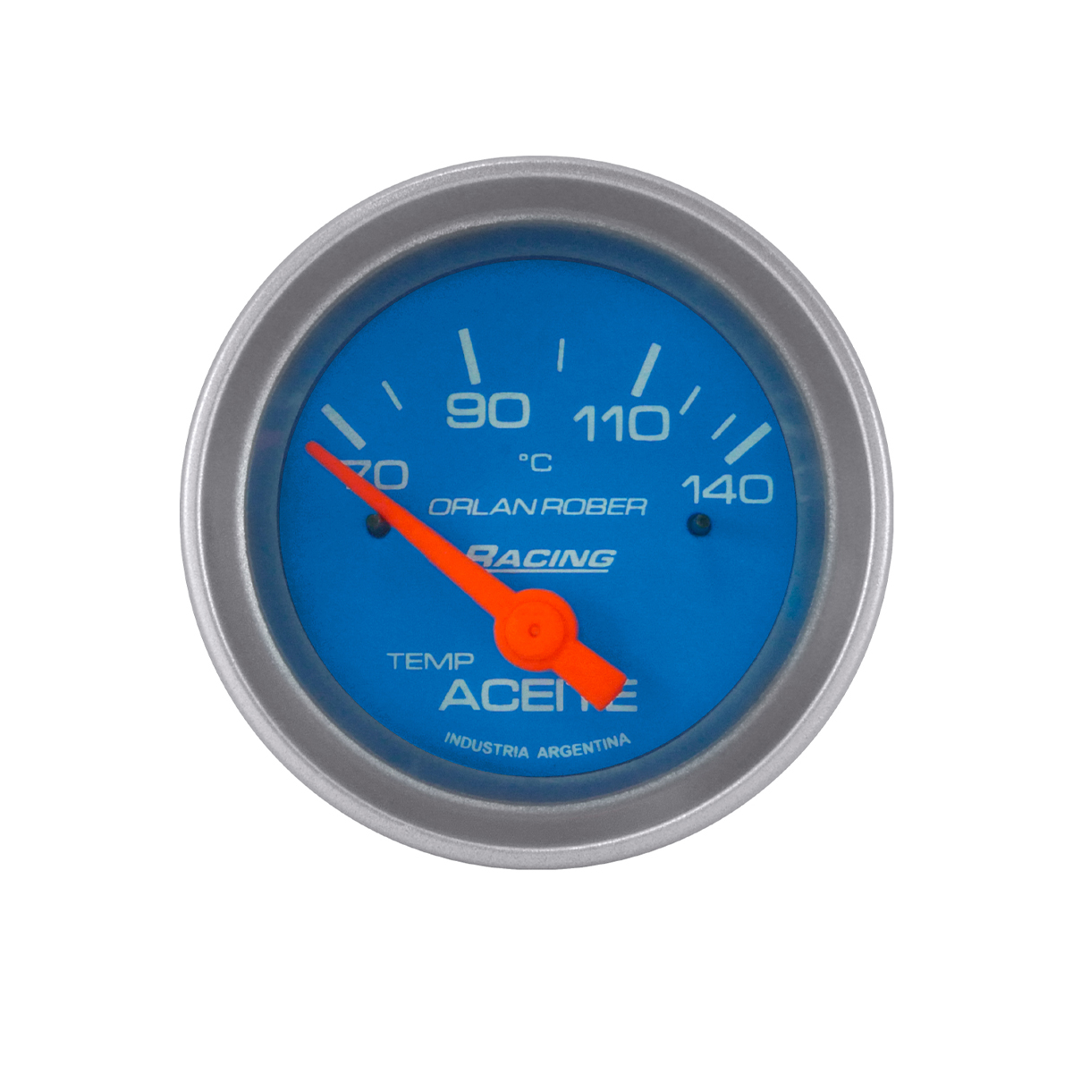 INSTRUMENTAL RACING 52 MM CELESTE TEMPERATURA DE ACEITE 12V