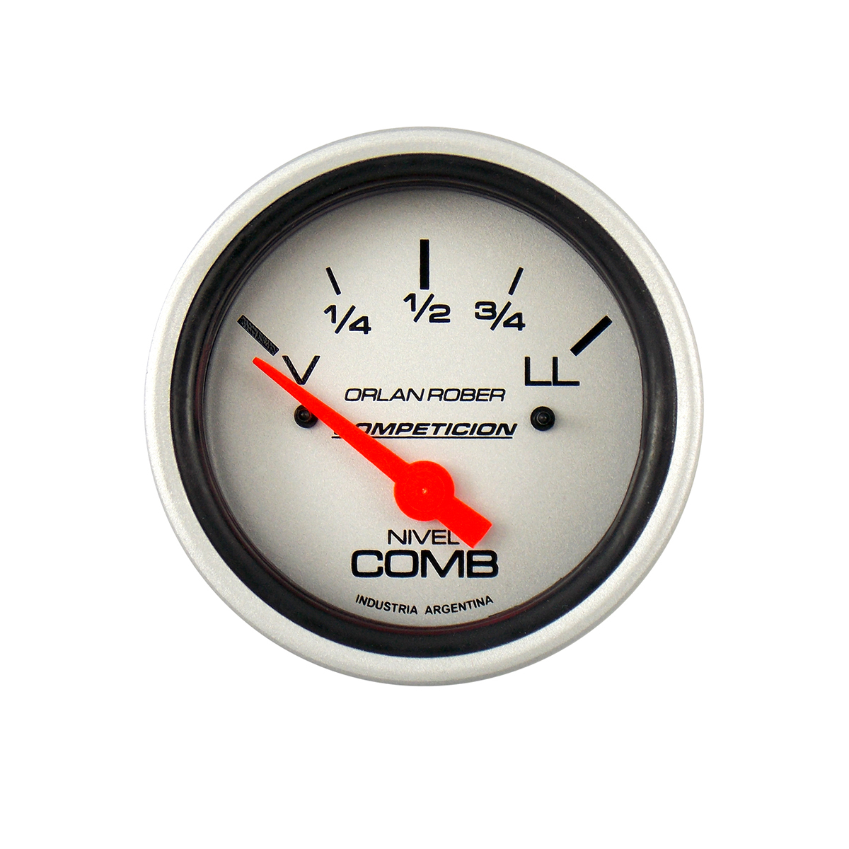 INSTRUMENTAL COMPETICION 62 MM PLATA NIVEL DE COMBUSTIBLE