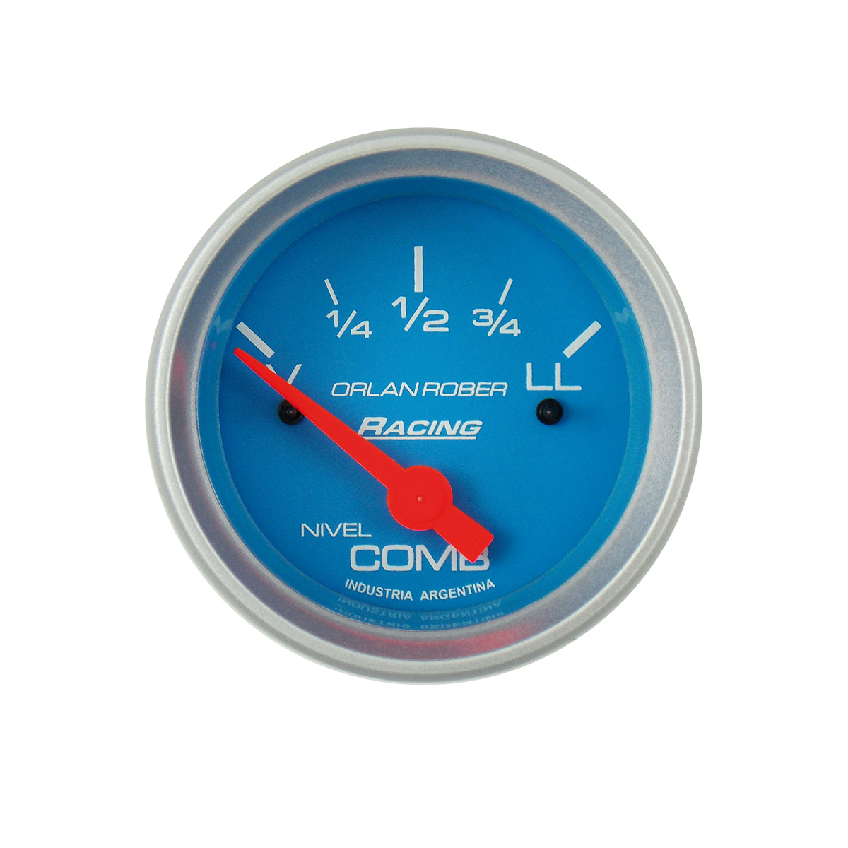 INSTRUMENTAL RACING 52 MM CELESTE NIVEL DE COMBUSTIBLE 70 OHMS